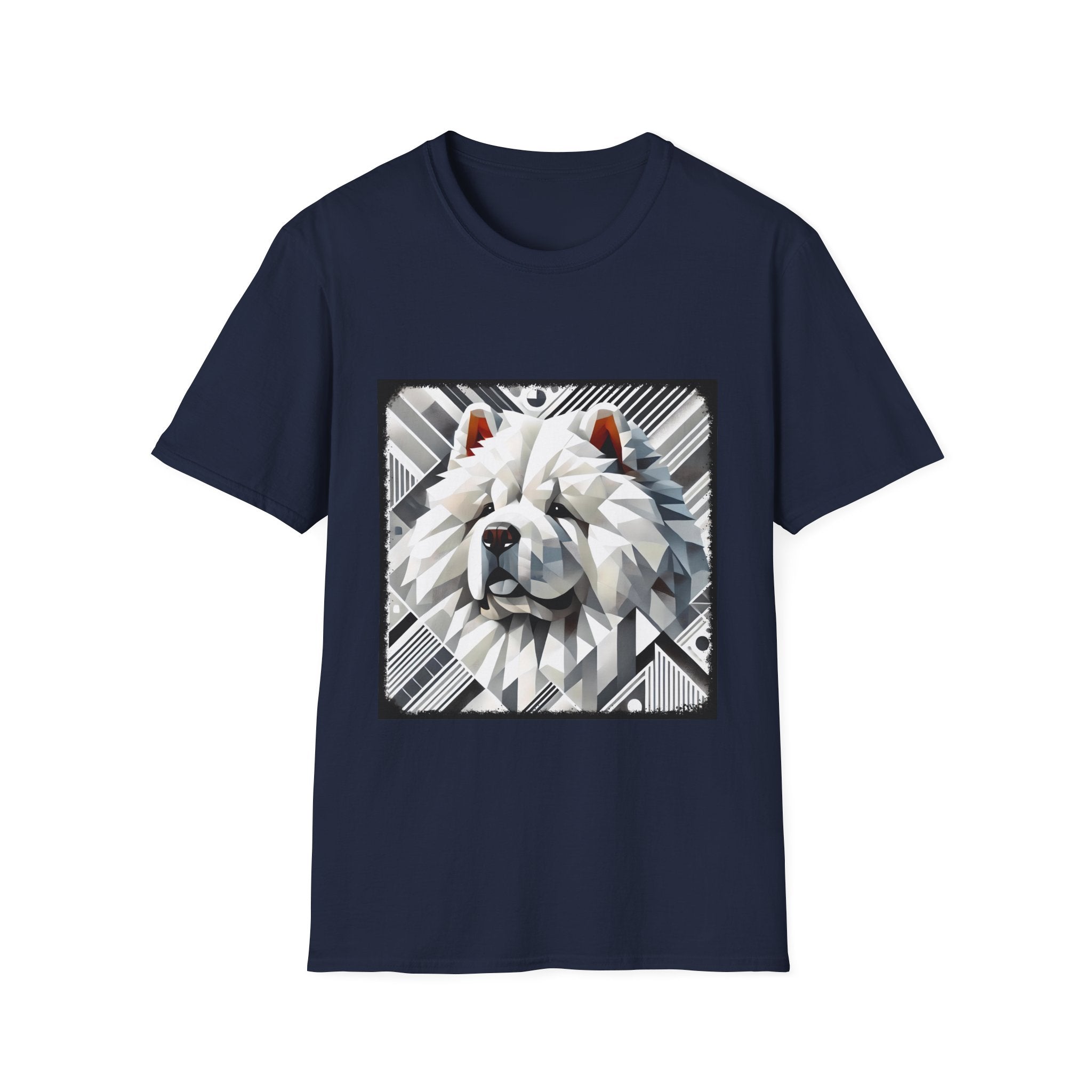 Chow Chow Snow Geometric | Unisex Dog T-Shirt