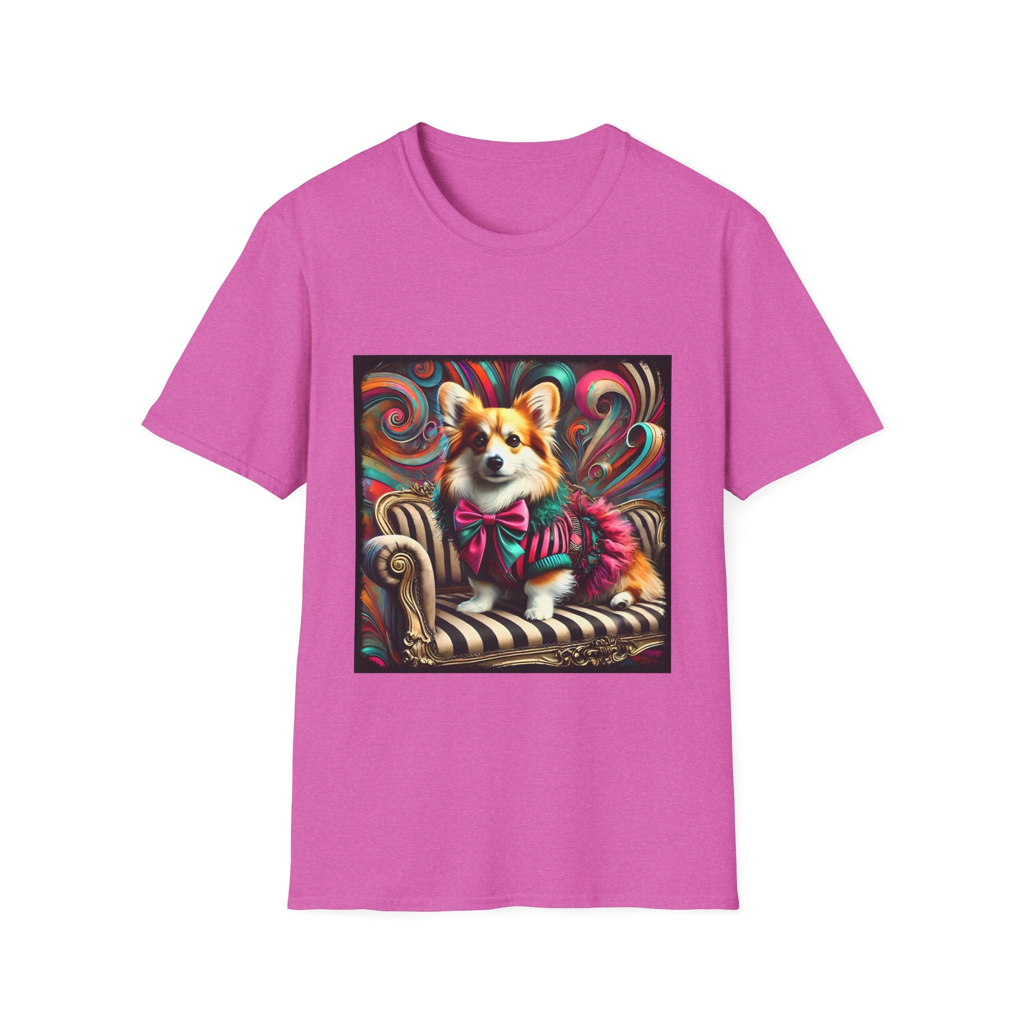Pembroke Welsh Corgi Chic Rocker | Unisex Dog T-Shirt