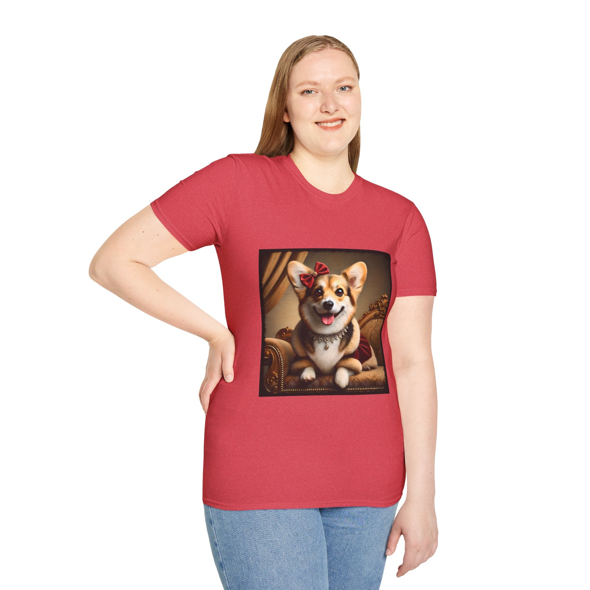 Pembroke Welsh Corgi Red Velvet Princess | Unisex Dog T-Shirt