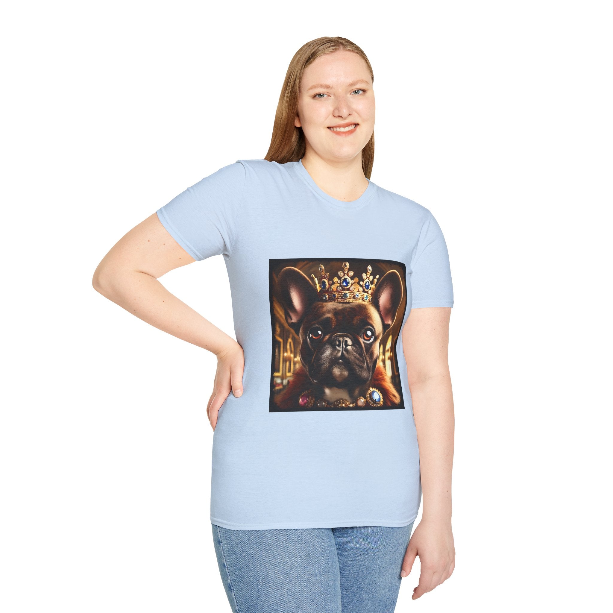 French Bulldog Majestic Muse | Unisex Dog T-Shirt