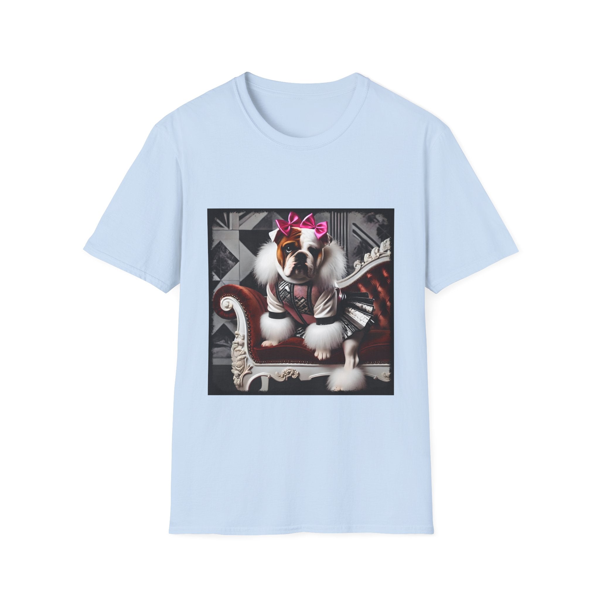 Bulldog Chic Rocker | Unisex Dog T-Shirt