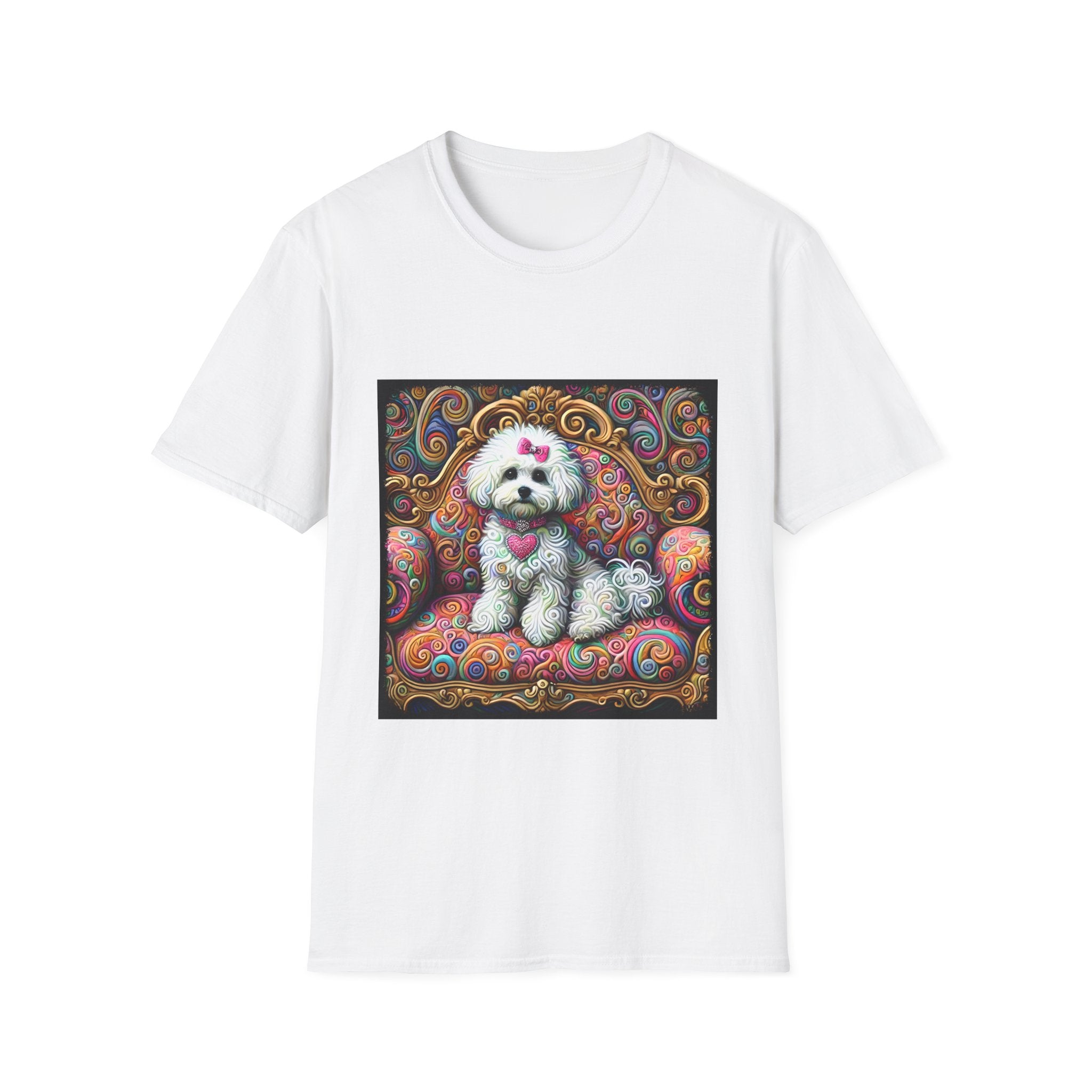 Bichon Frise Love Swirl | Unisex Dog T-Shirt