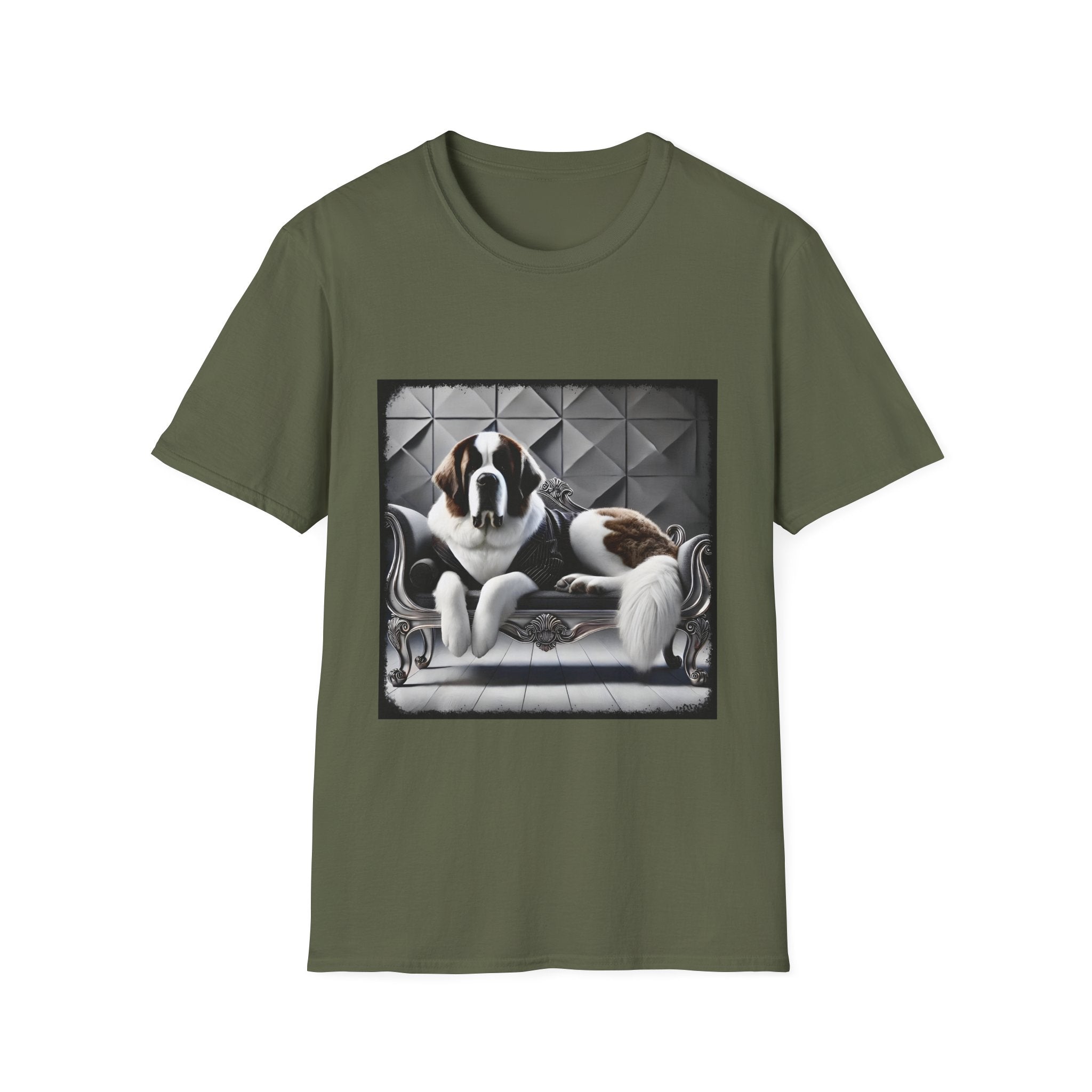 Saint Bernard Tux Luxe | Unisex Dog T-Shirt