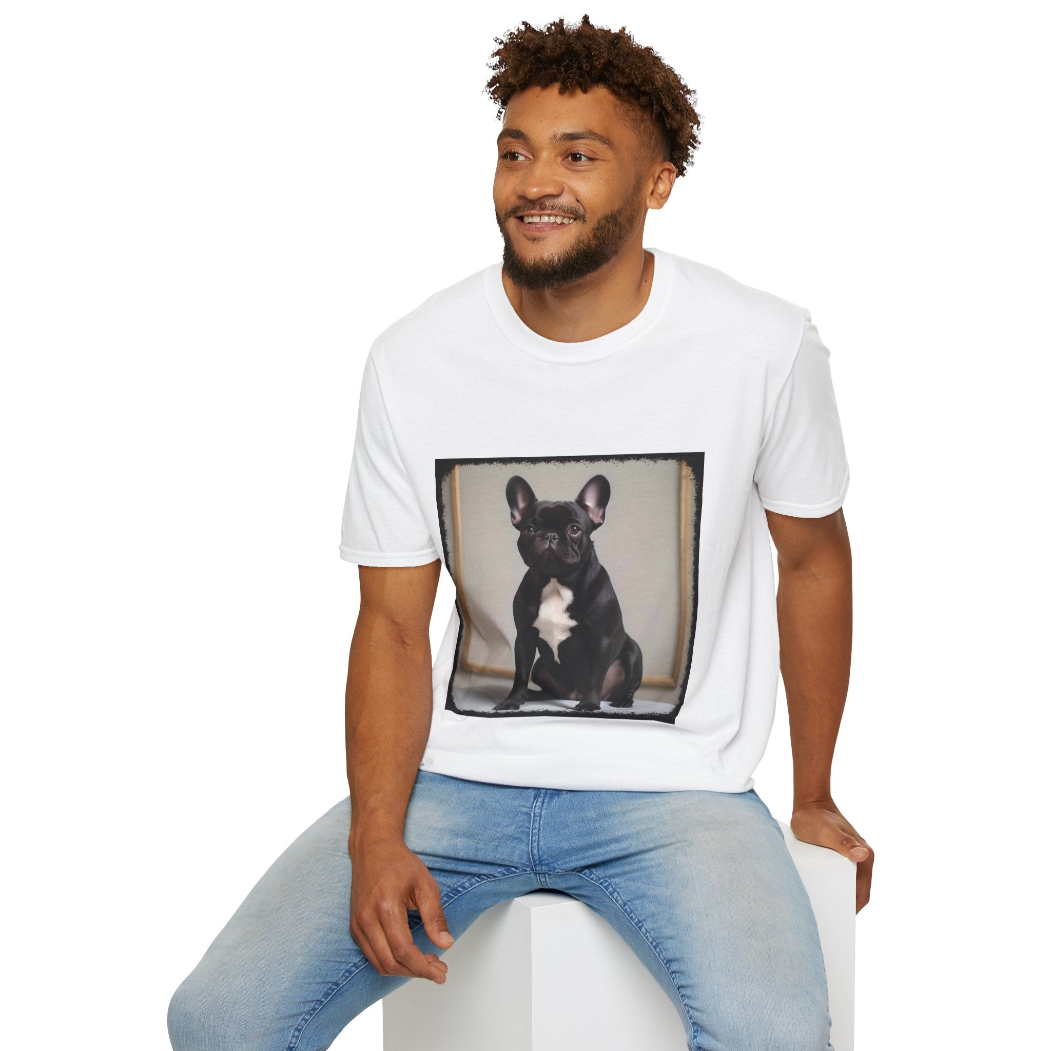 French Bulldog Classic Portrait | Unisex Dog T-Shirt