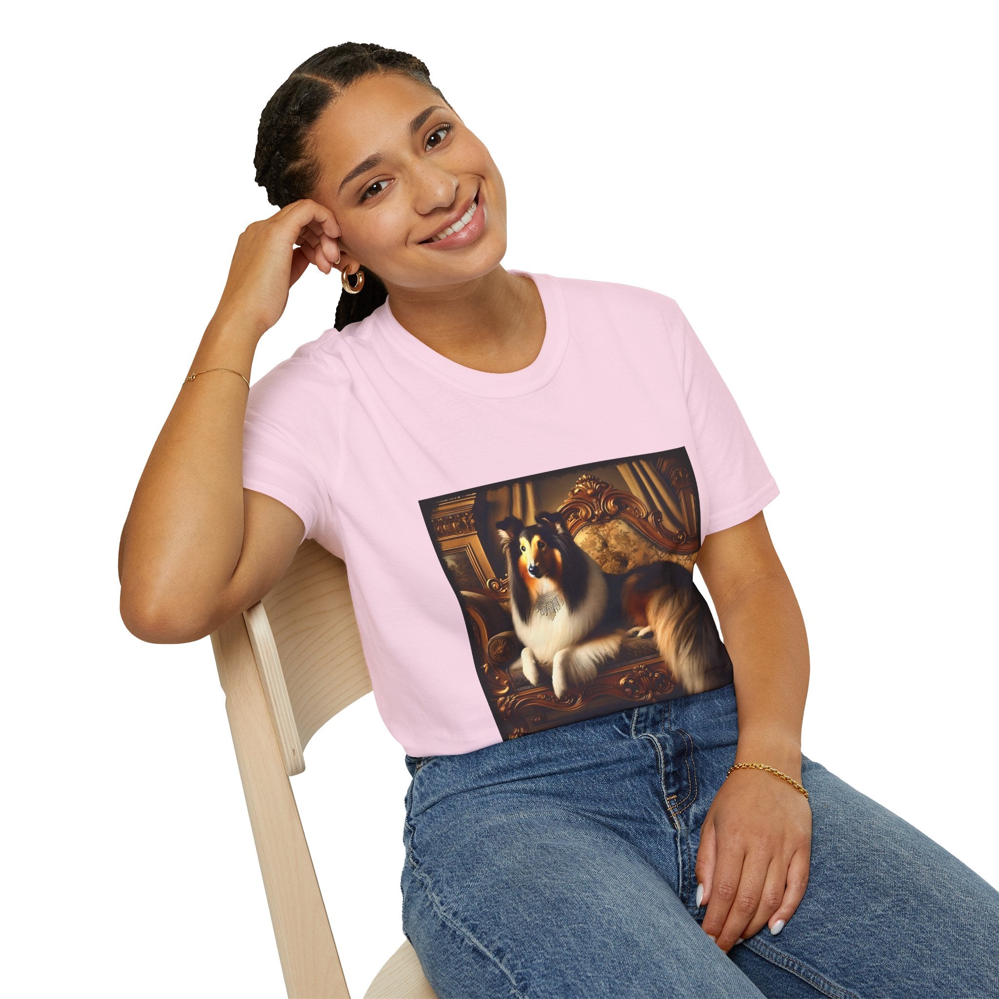 Collie Posh Princess | Unisex Dog T-Shirt