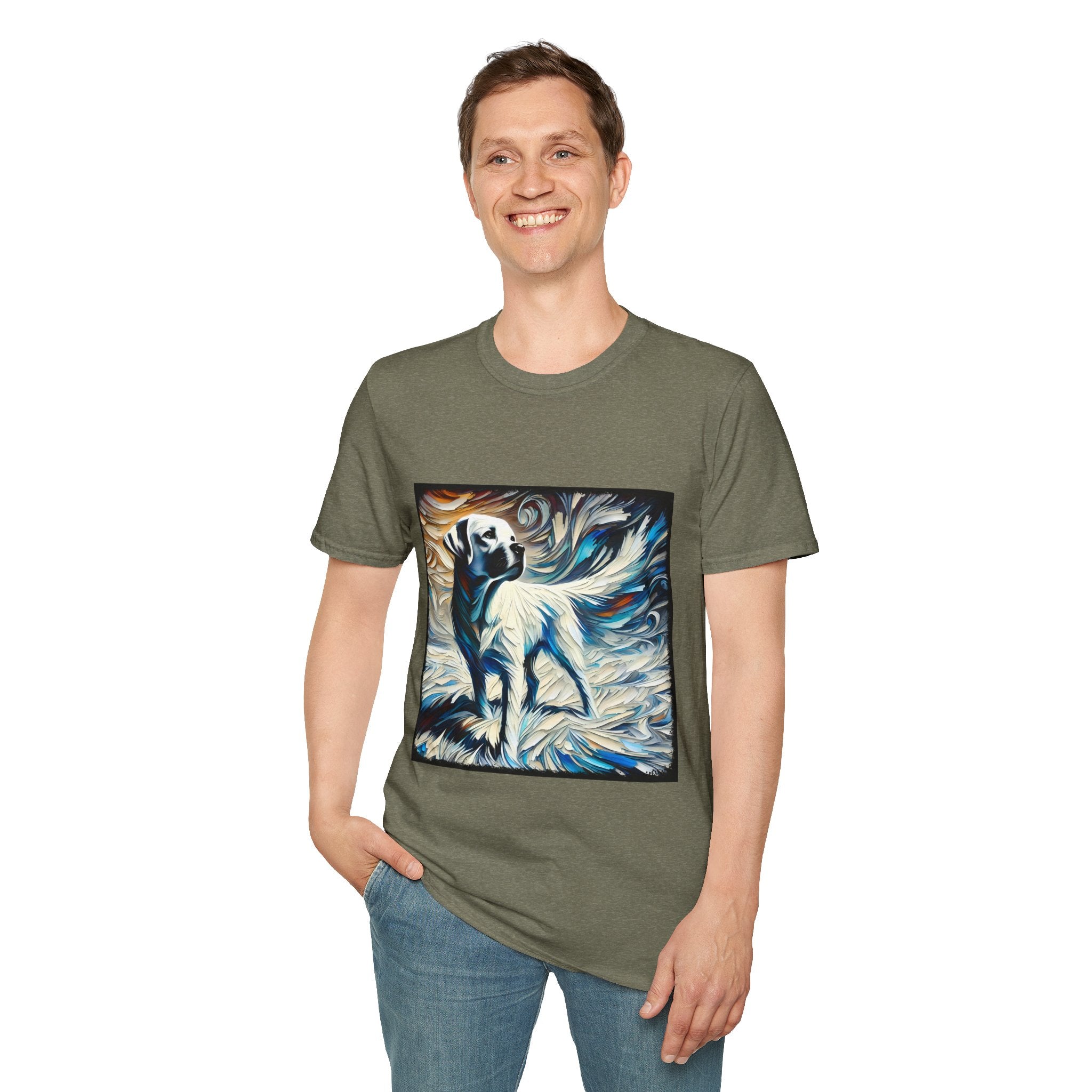 Labrador Retriever Snow Swirl | Unisex Dog T-Shirt