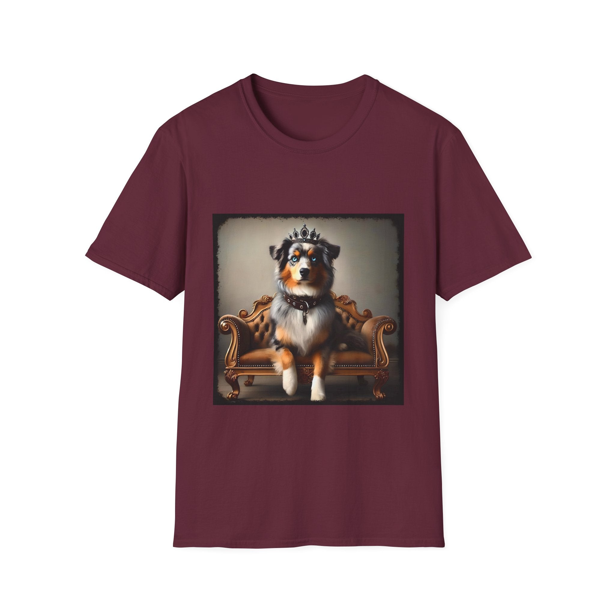 Miniature American Shepherd Crowned Princess | Unisex Dog T-Shirt