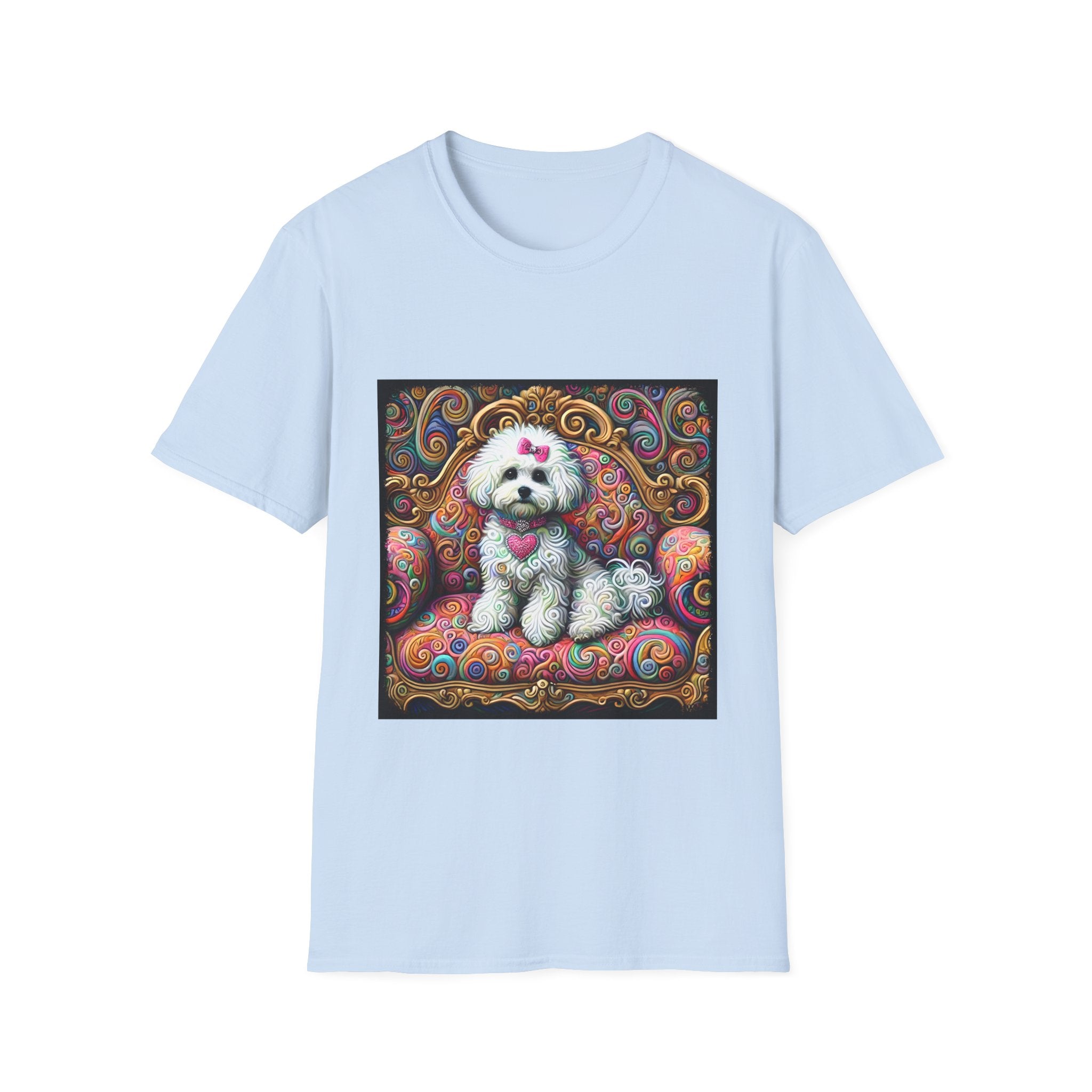 Bichon Frise Love Swirl | Unisex Dog T-Shirt