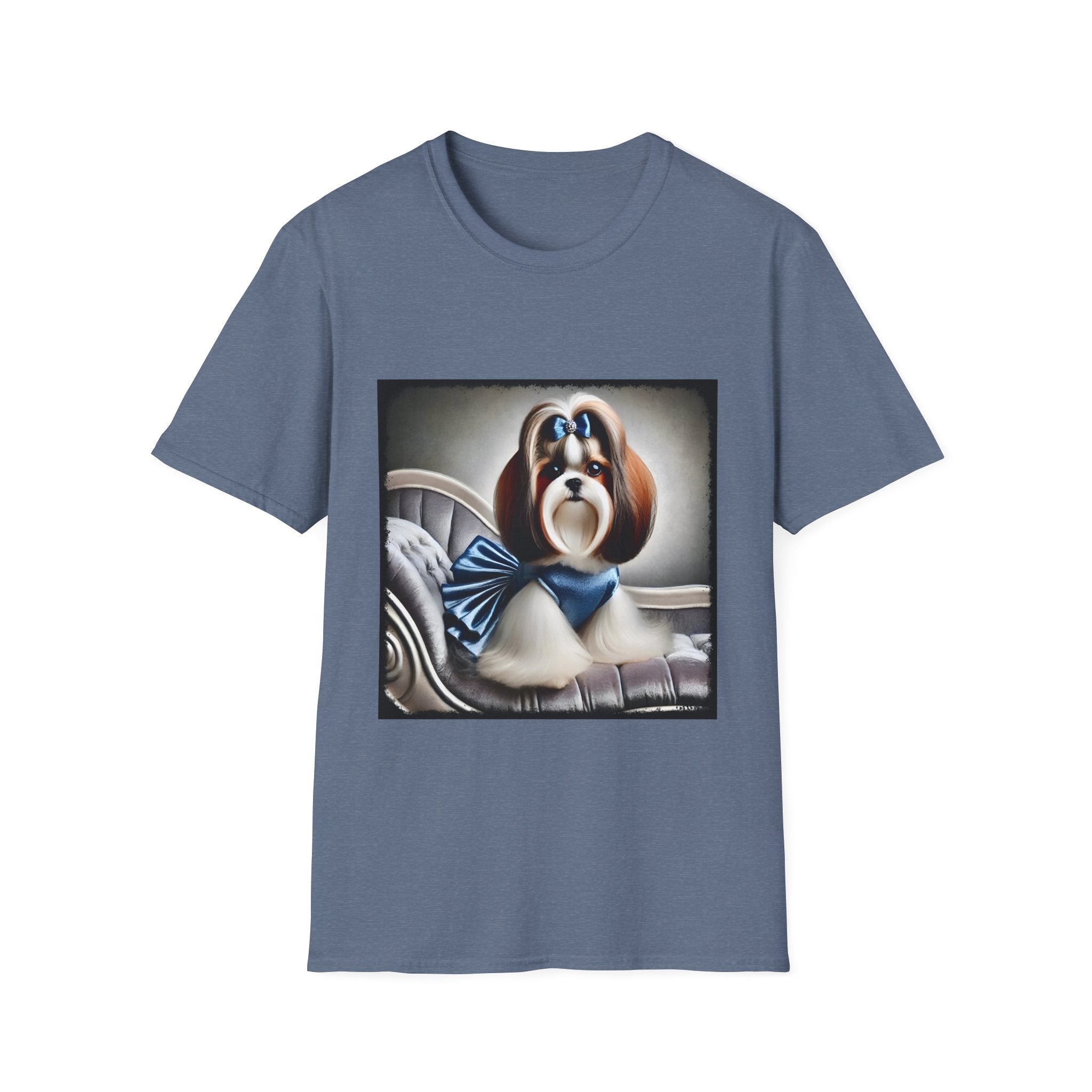 Shih Tzu Blue Belle | Unisex Dog T-Shirt