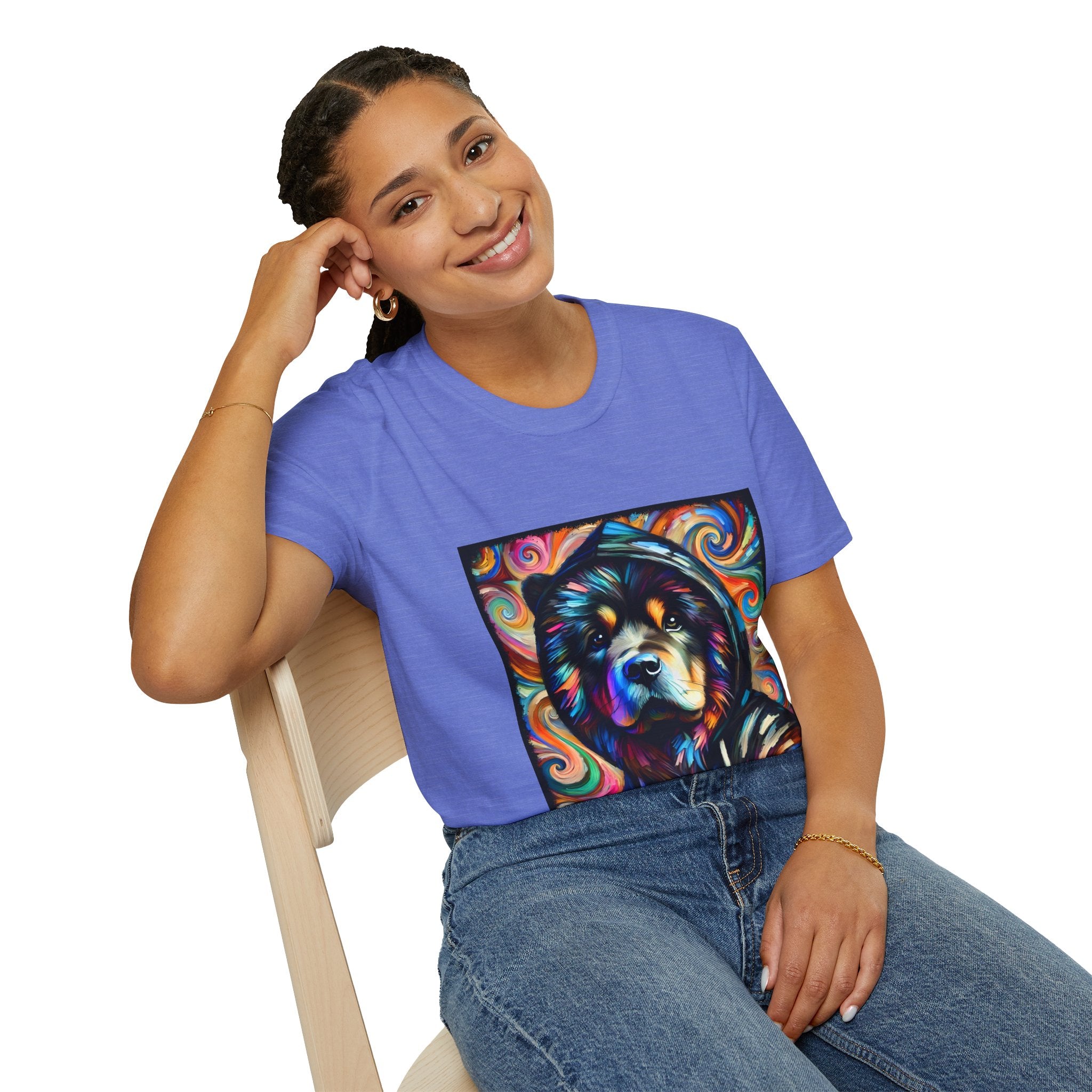 Chow Chow Relaxed Swirl | Unisex Dog T-Shirt