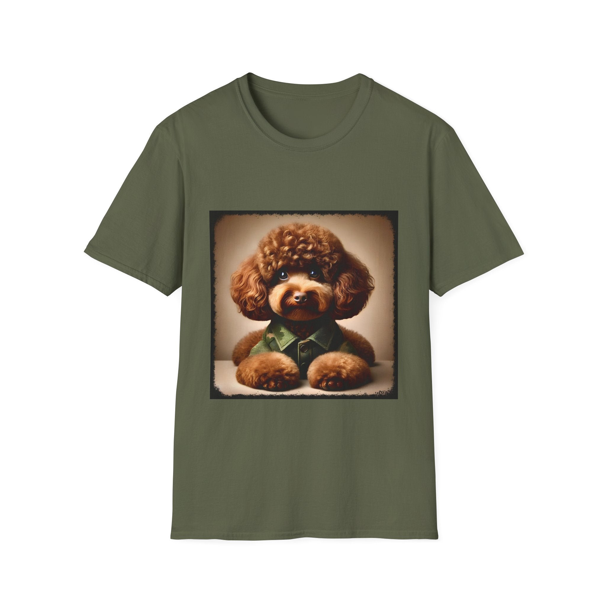 Poodle Beary Camo | Unisex Dog T-Shirt