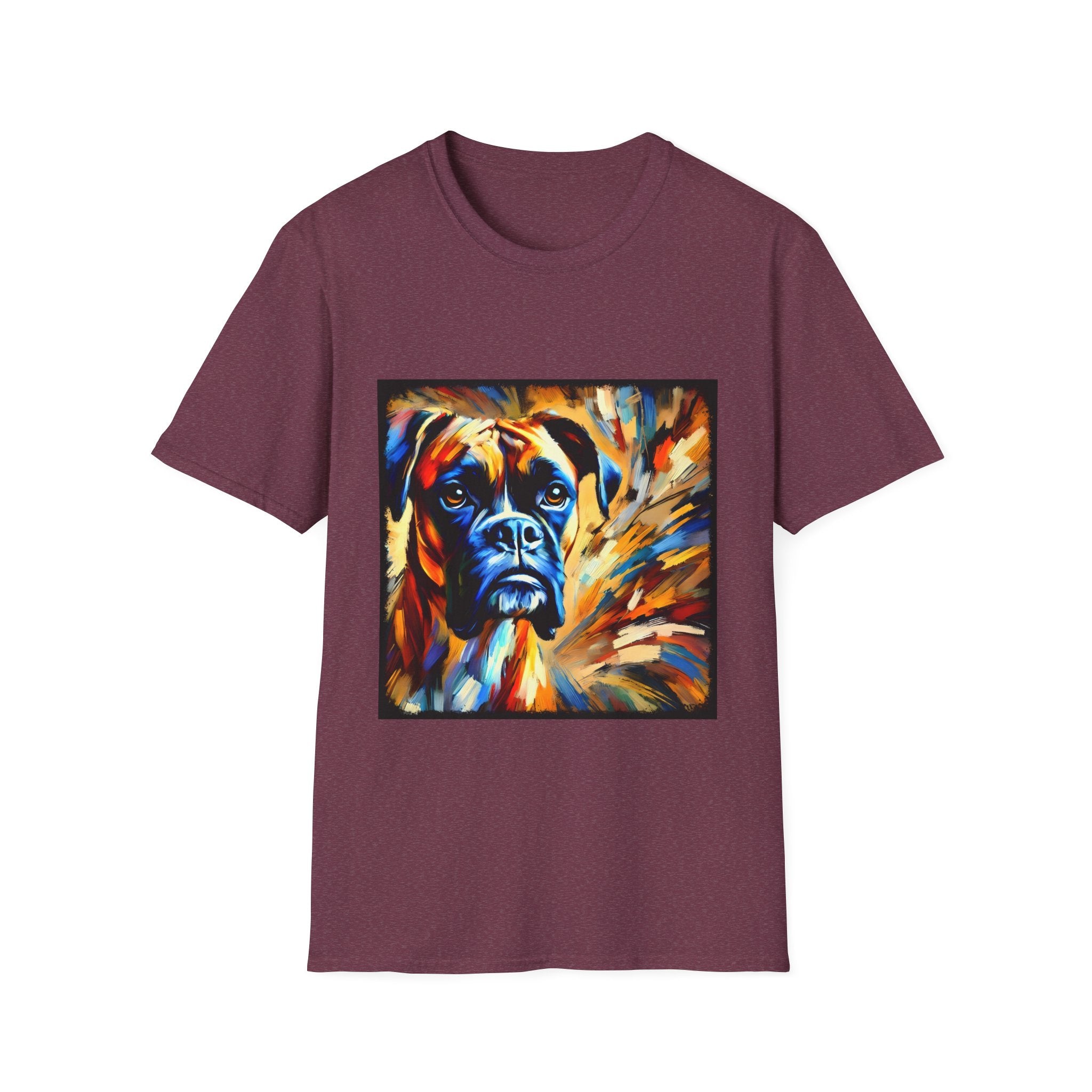 Boxer Sunburst Swirl  | Unisex Dog T-Shirt