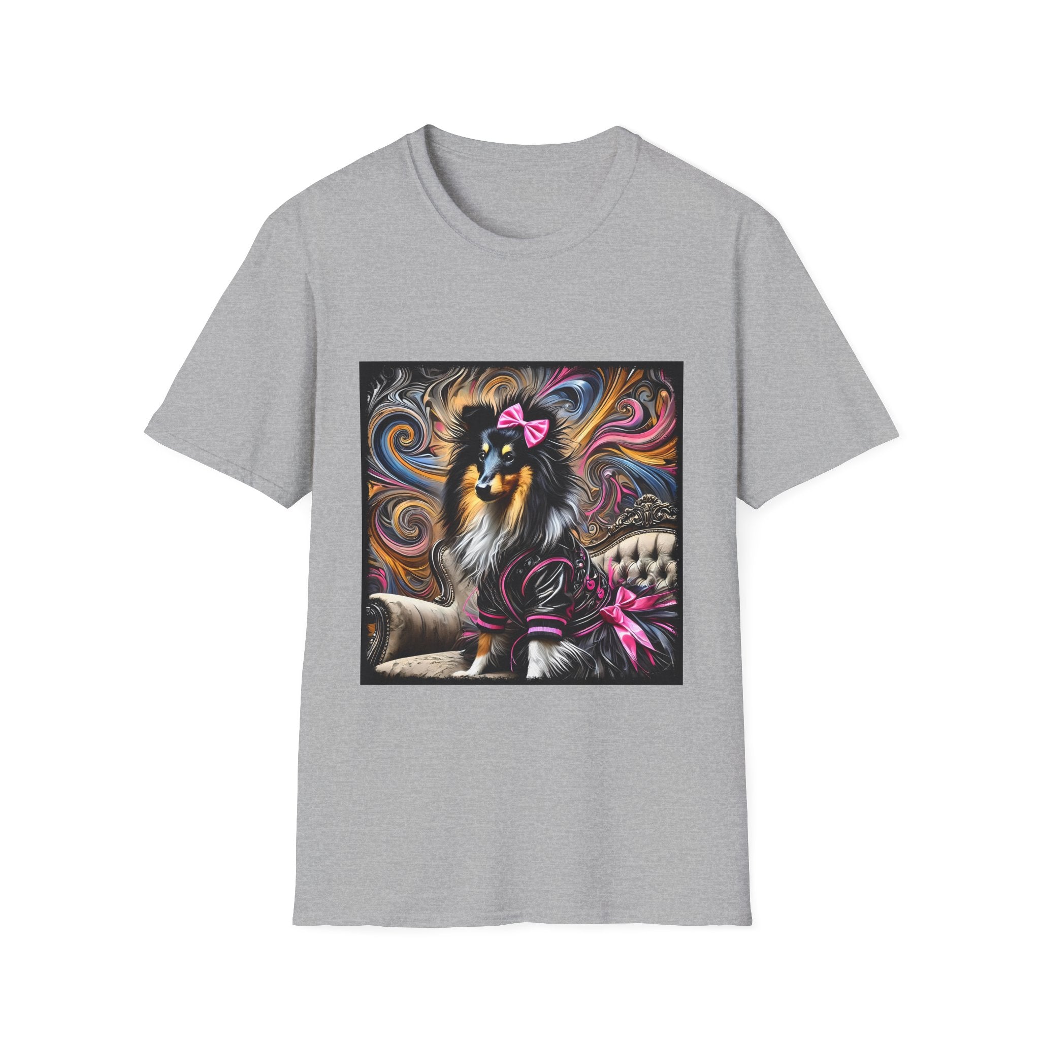 Collie Bold Rocker | Unisex Dog T-Shirt