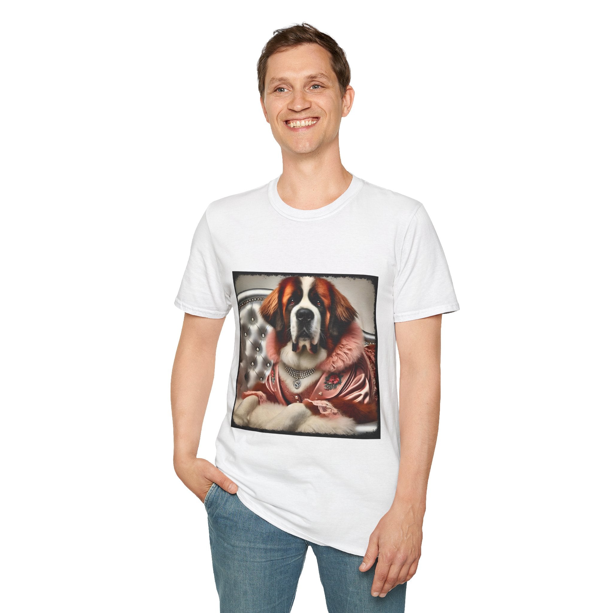 Saint Bernard Sweet Treat | Unisex Dog T-Shirt