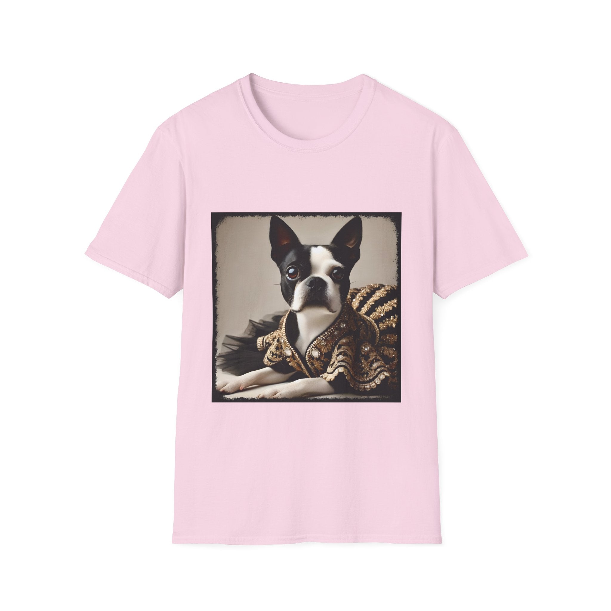 Boston Terrier Brocade Babe | Unisex Dog T-Shirt