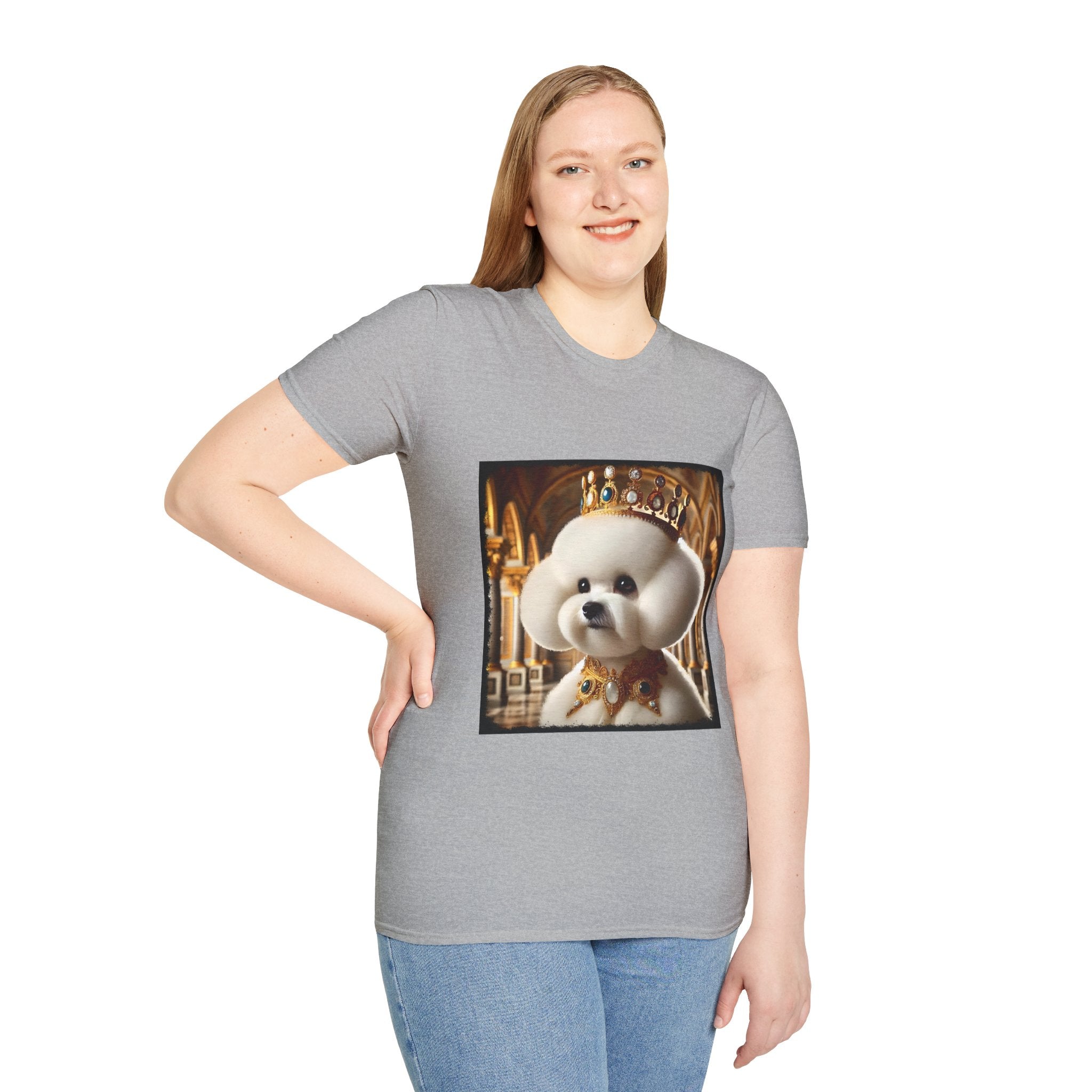 Bichon Frise Mighty Monarch | Unisex Dog T-Shirt
