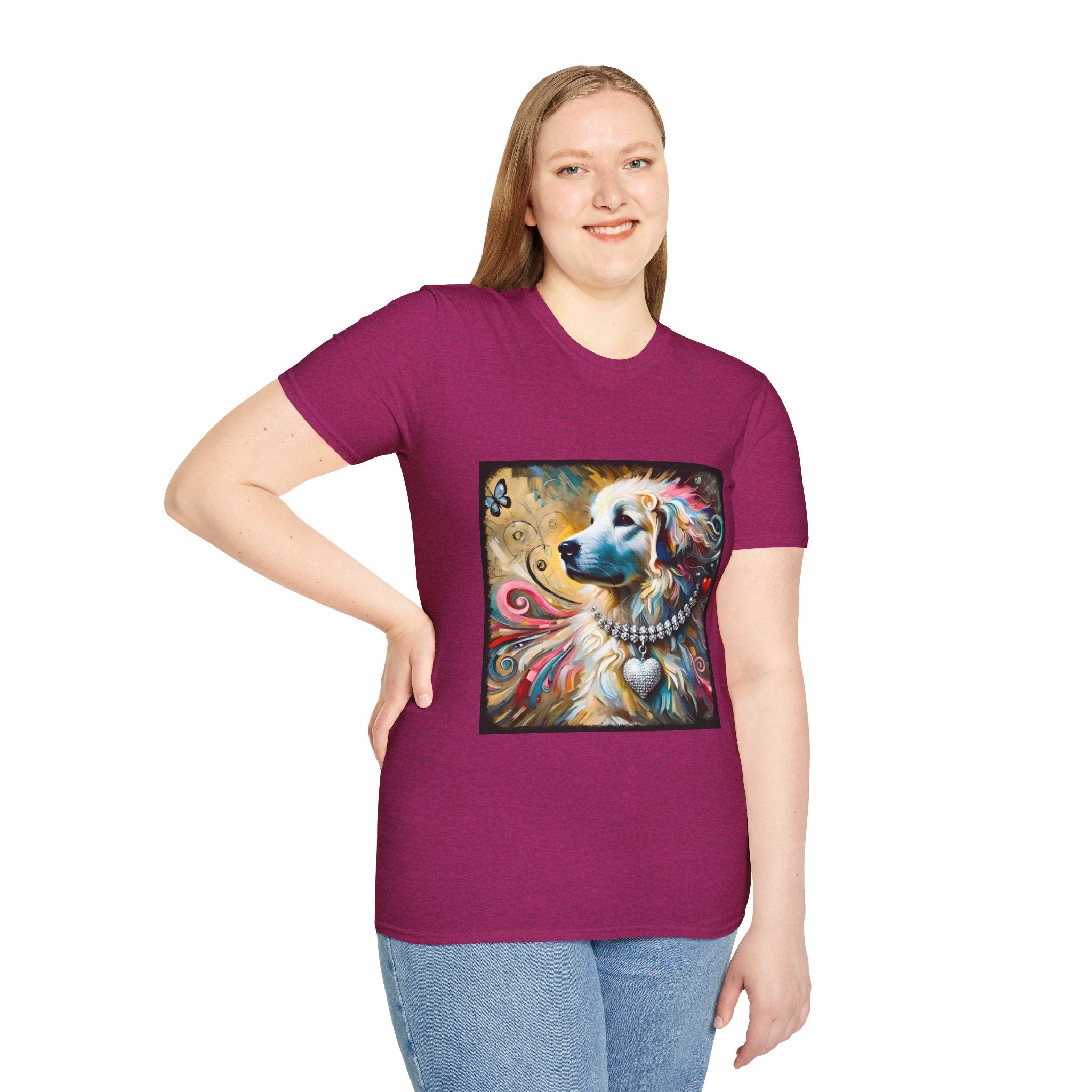 Great Pyrenees Blissful Swirl | Unisex Dog T-Shirt