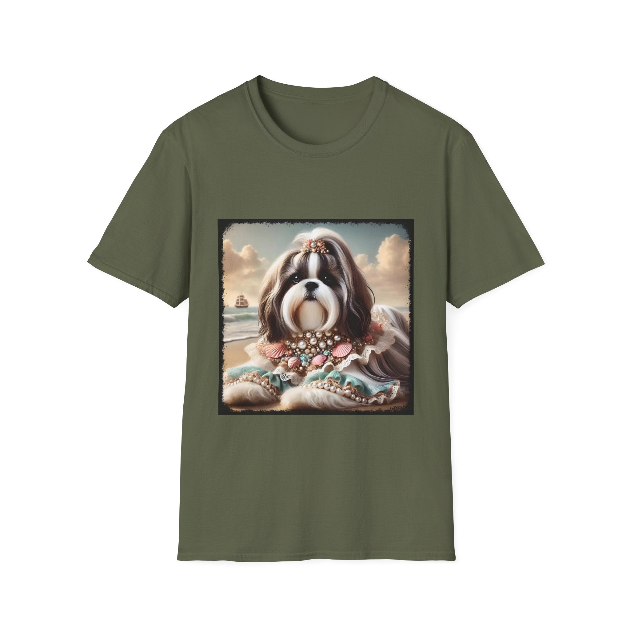 Shih Tzu Seashell Sweetie | Unisex Dog T-Shirt