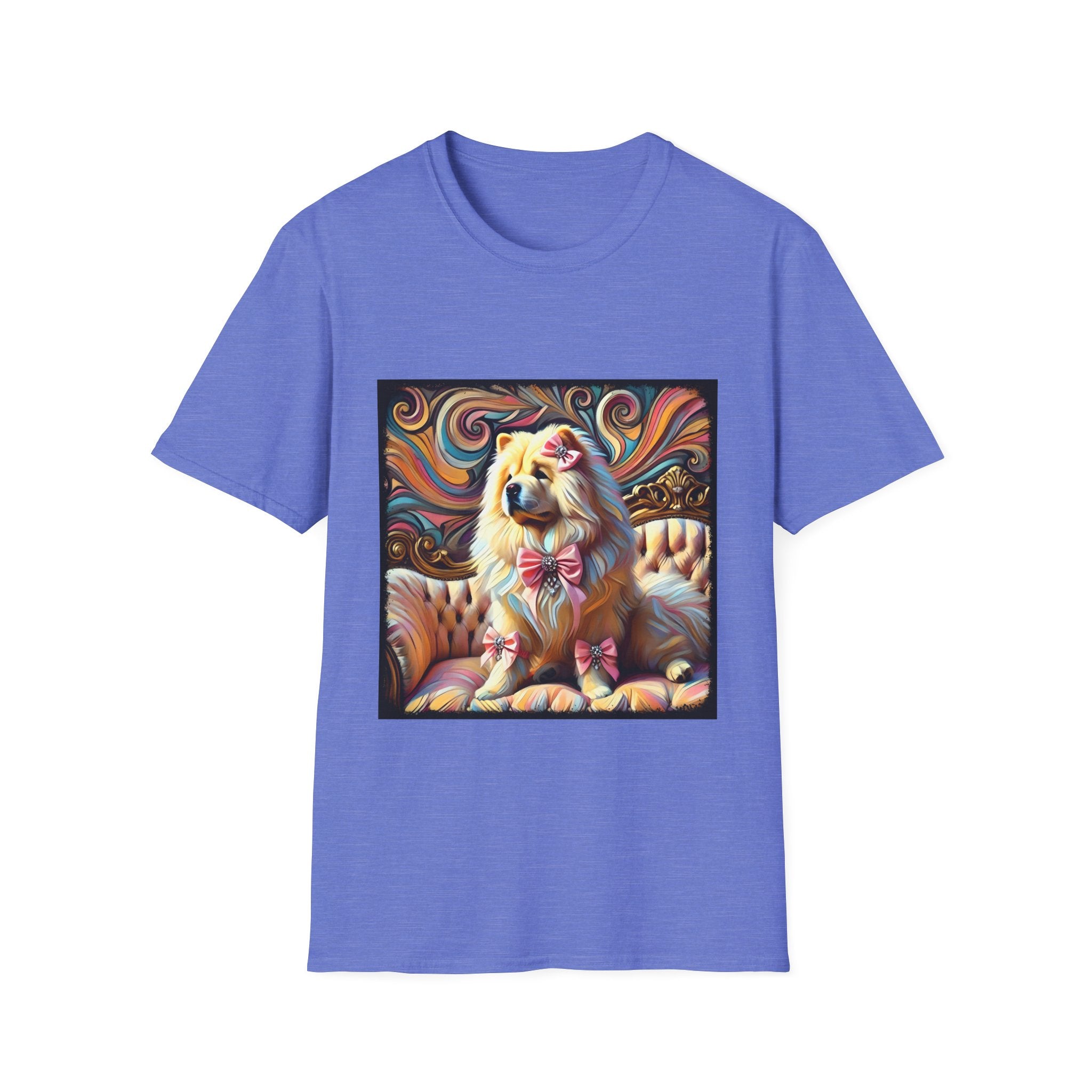 Chow Chow Pink Swirl | Unisex Dog T-Shirt