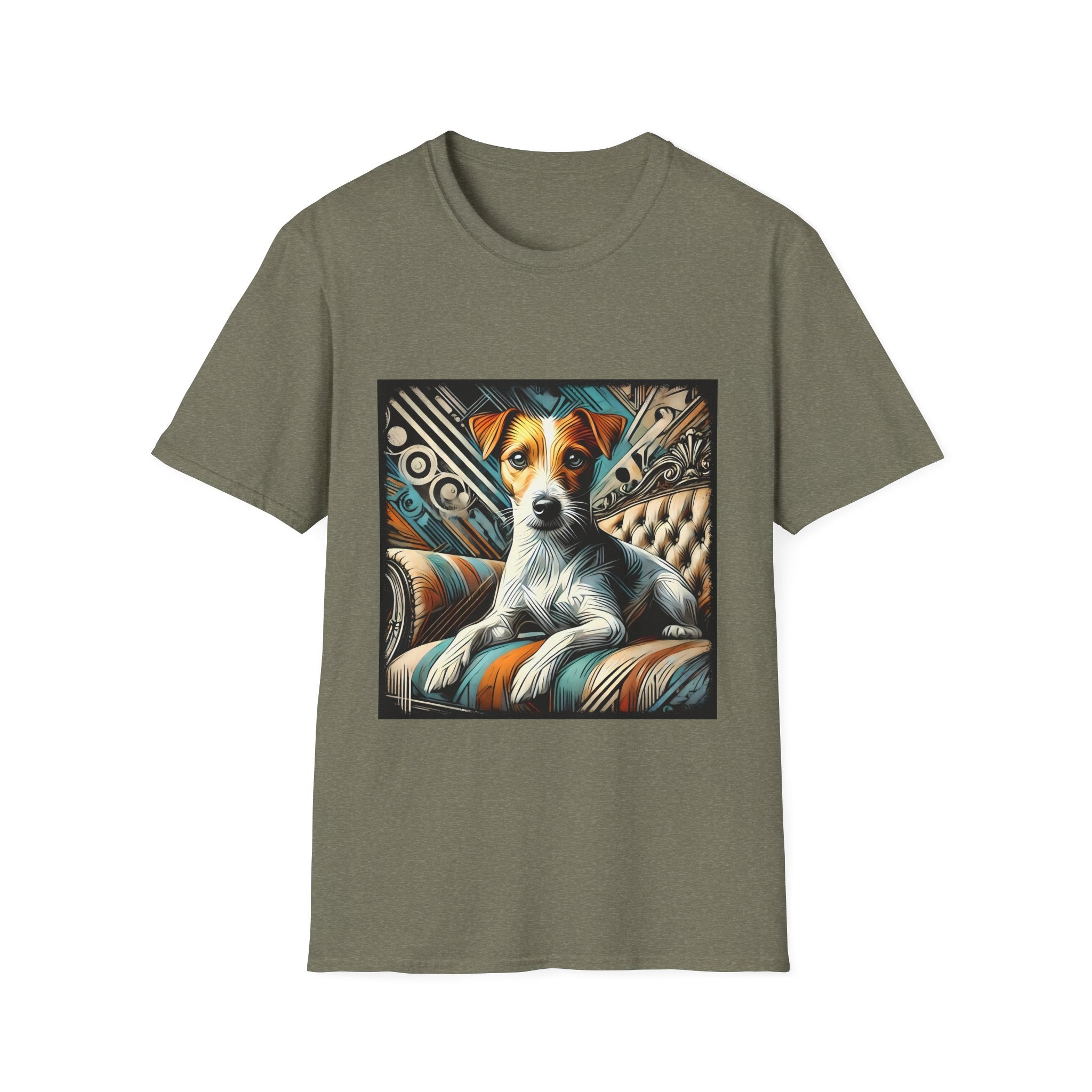 Jack Russell Terrier Warm Rebel | Unisex Dog T-Shirt