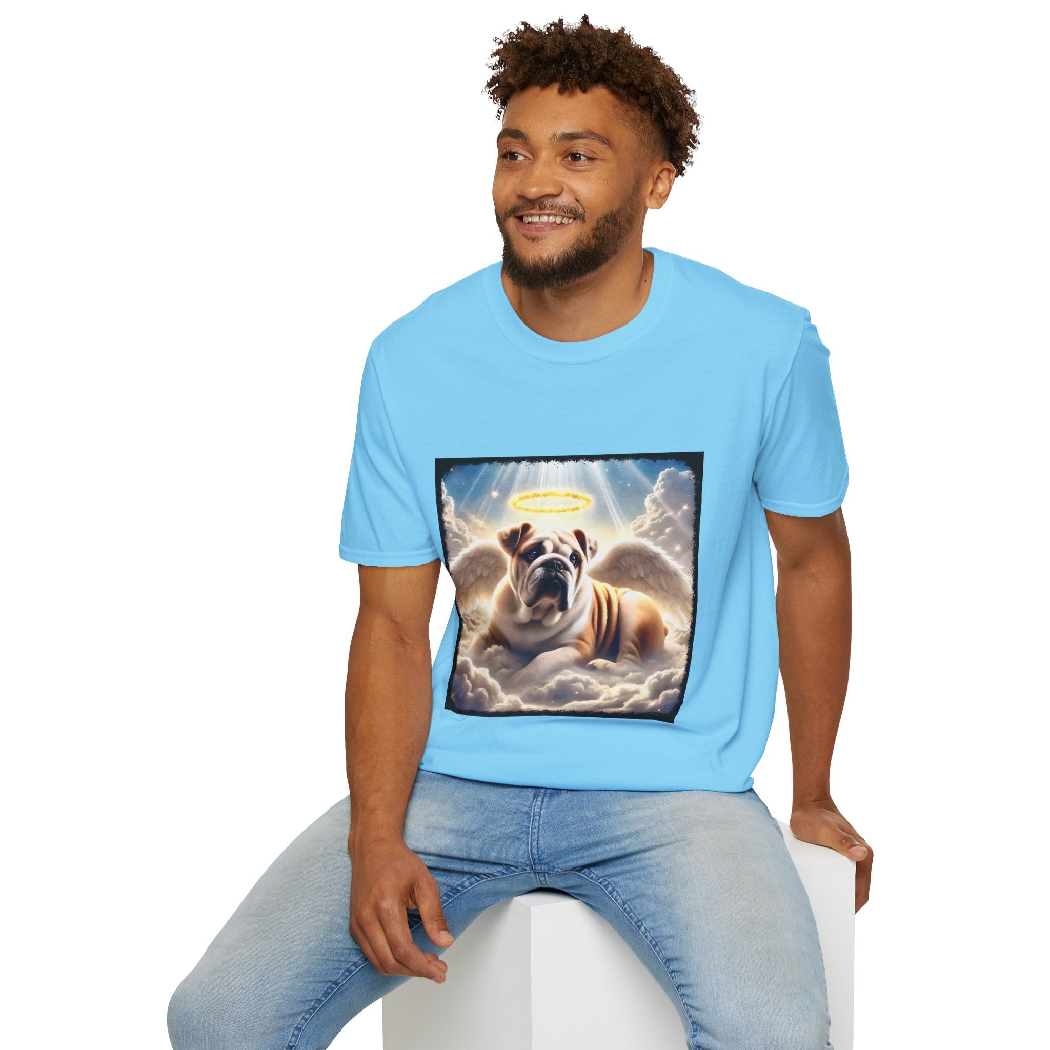 Bulldog Heavenly Angel | Unisex Dog T-Shirt