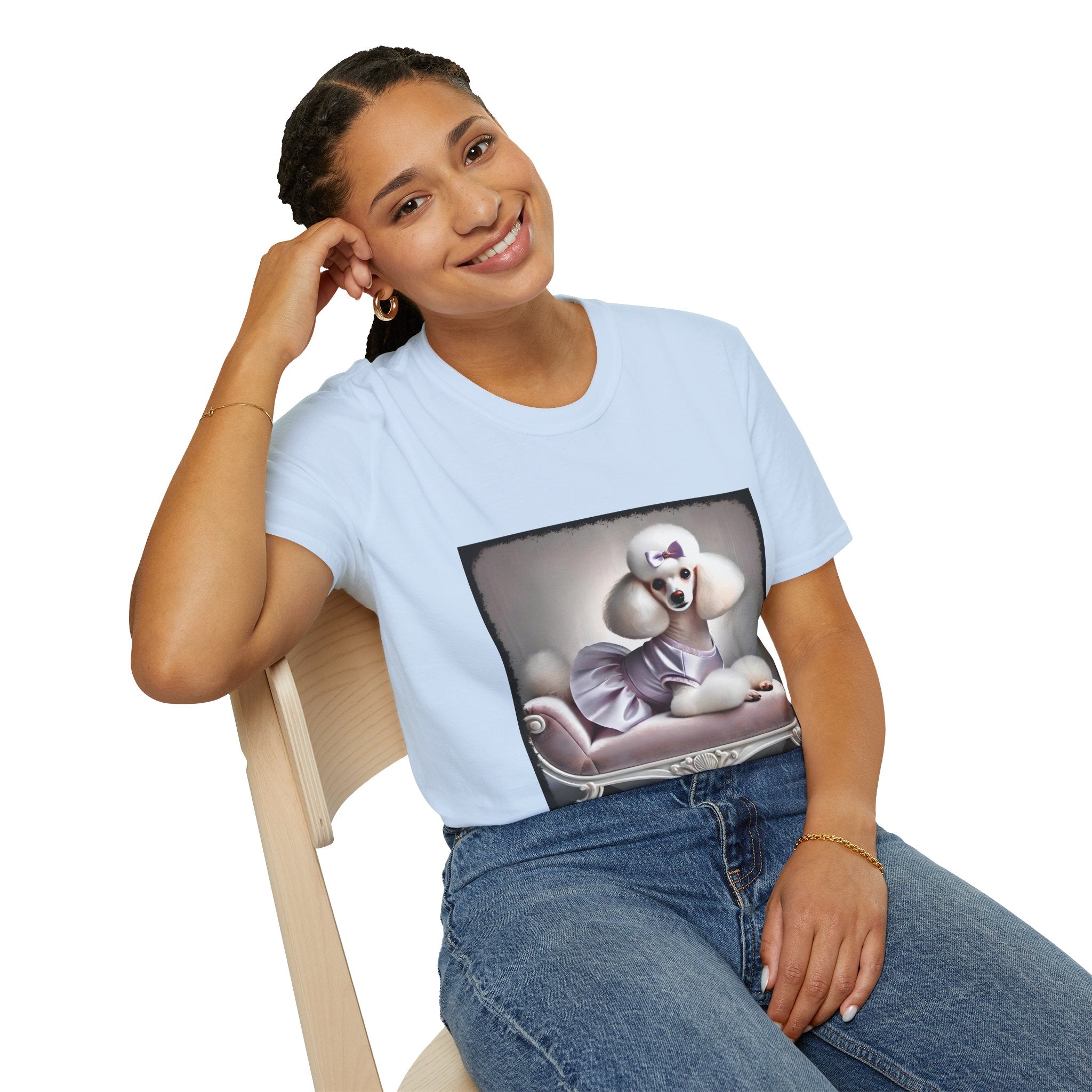 Poodle Lilac Lady | Unisex Dog T-Shirt