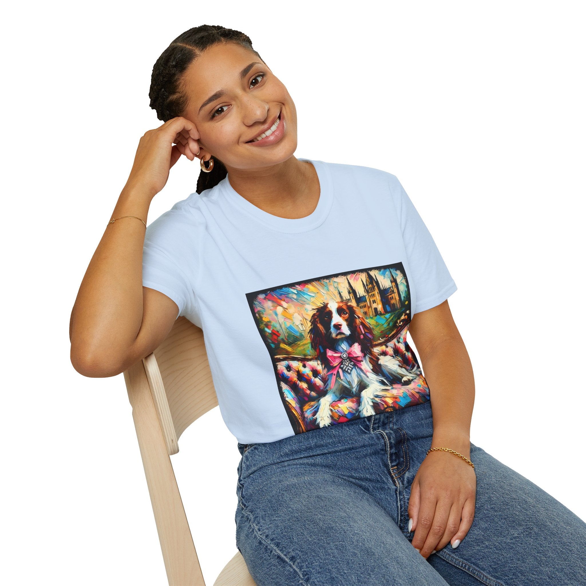English Springer Spaniel Bold Princess Classic | Unisex Dog T-Shirt