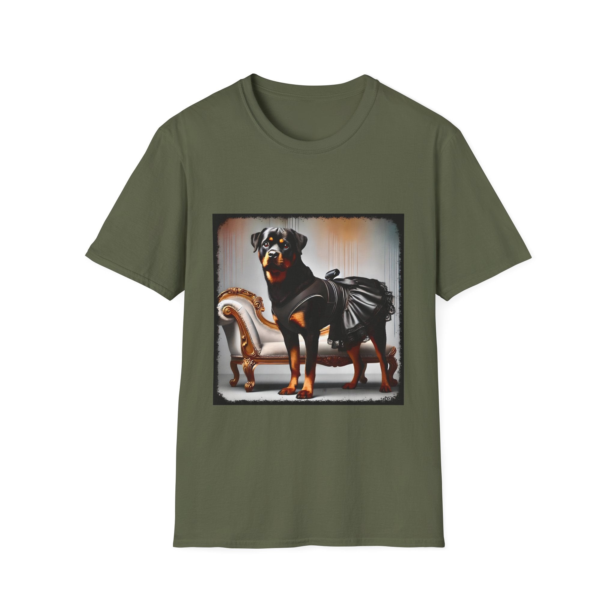 Rottweiler Leather & Lace | Unisex Dog T-Shirt