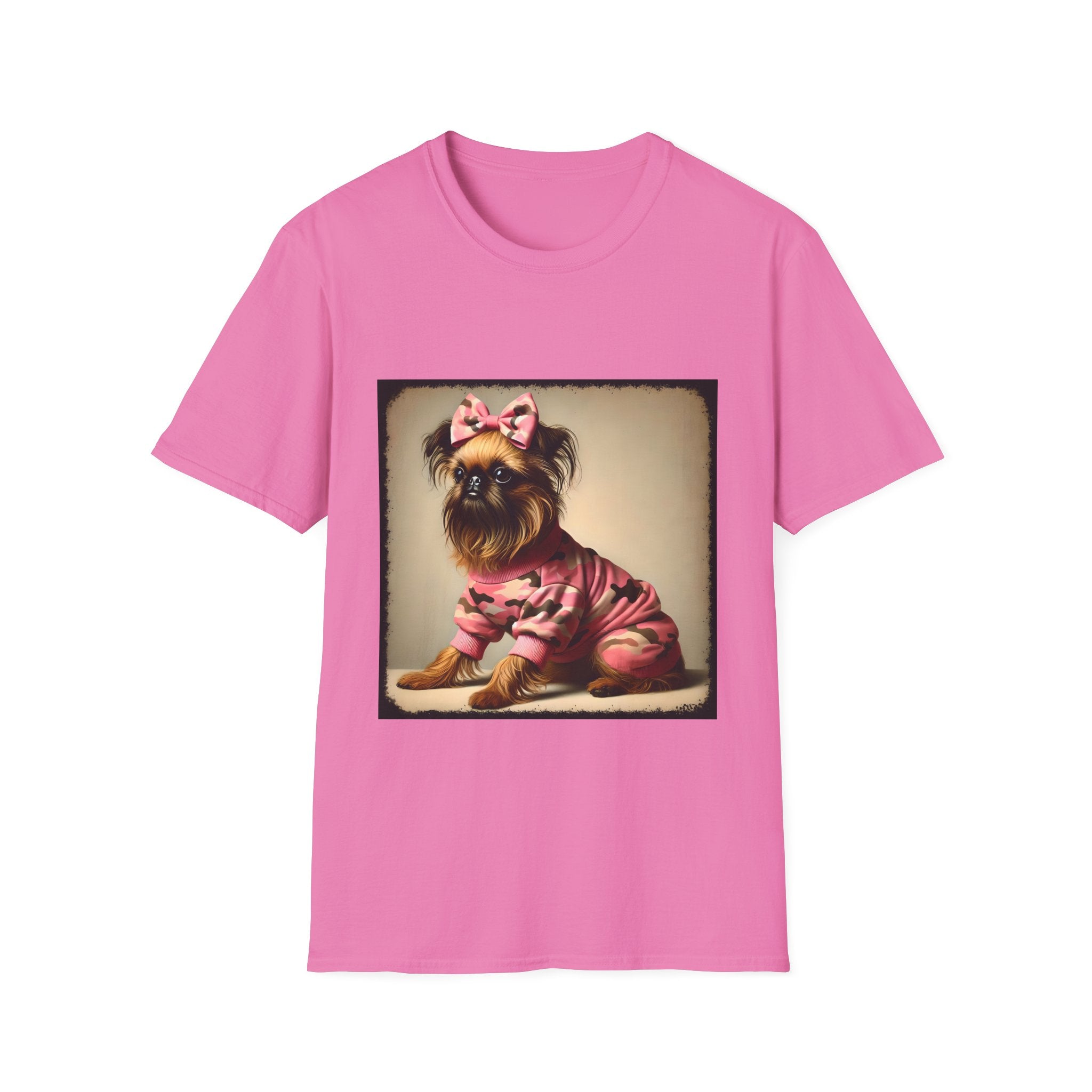 Brussels Griffon Camo Cutie | Unisex Dog T-Shirt