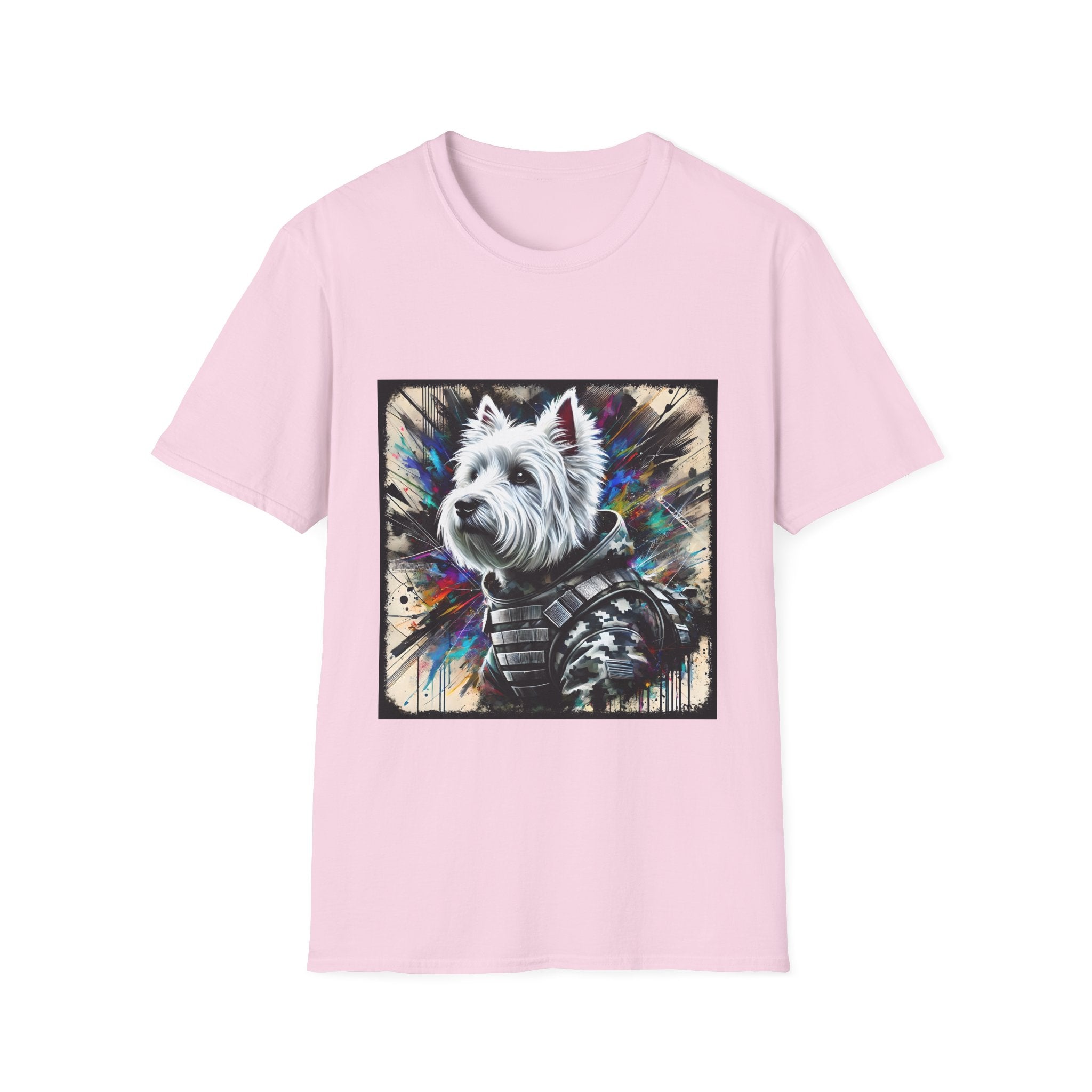 West Highland White Terrier Bold Camo Classic | Unisex Dog T-Shirt