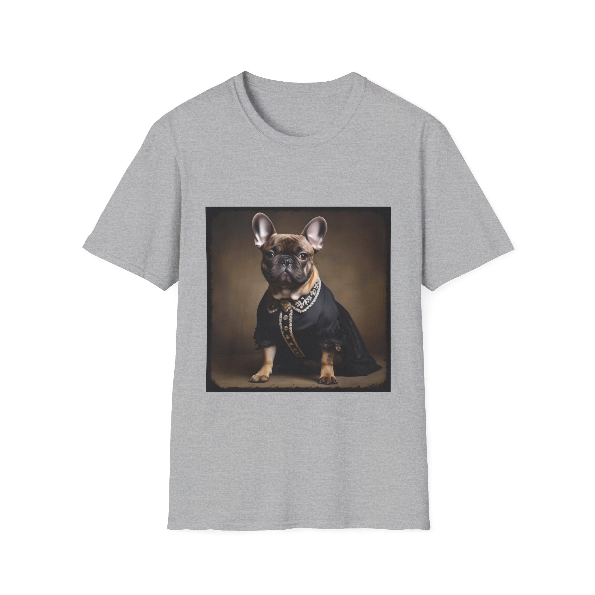 French Bulldog Portrait of a Lady | Unisex Dog T-Shirt