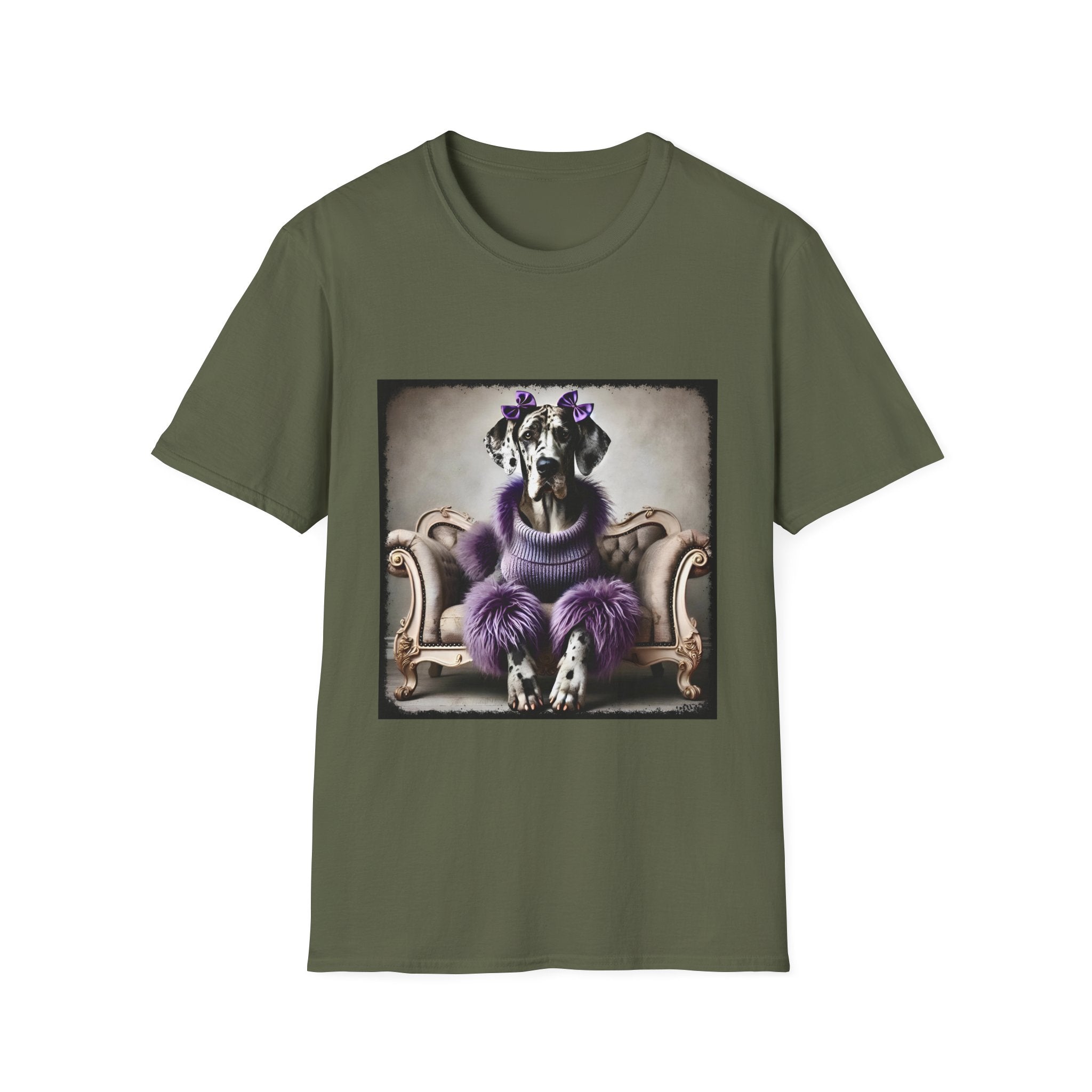 Great Dane Tall Glam | Unisex Dog T-Shirt
