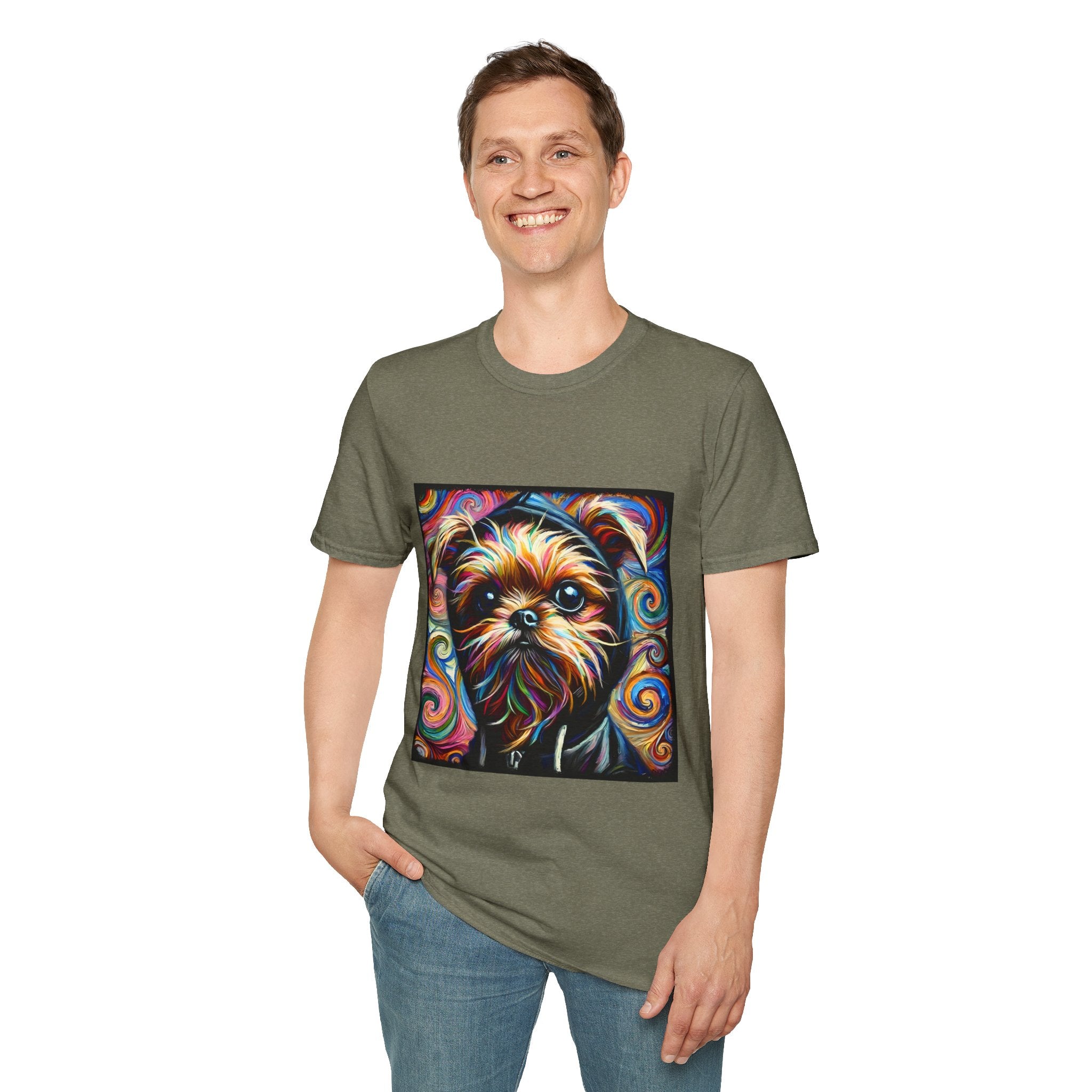 Brussels Griffon Hoodie Swirl | Unisex Dog T-Shirt