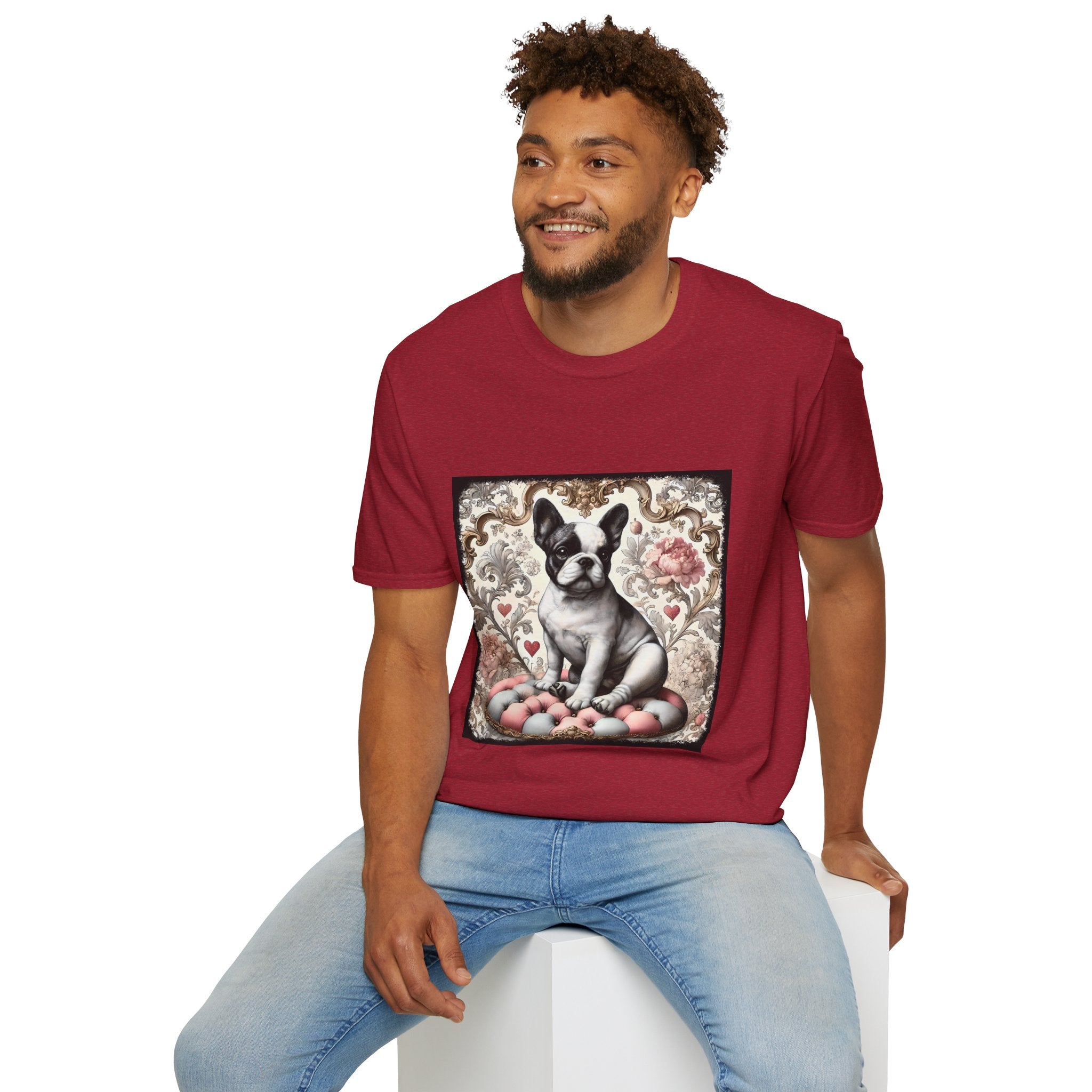 French Bulldog Antique Chic | Unisex Dog T-Shirt