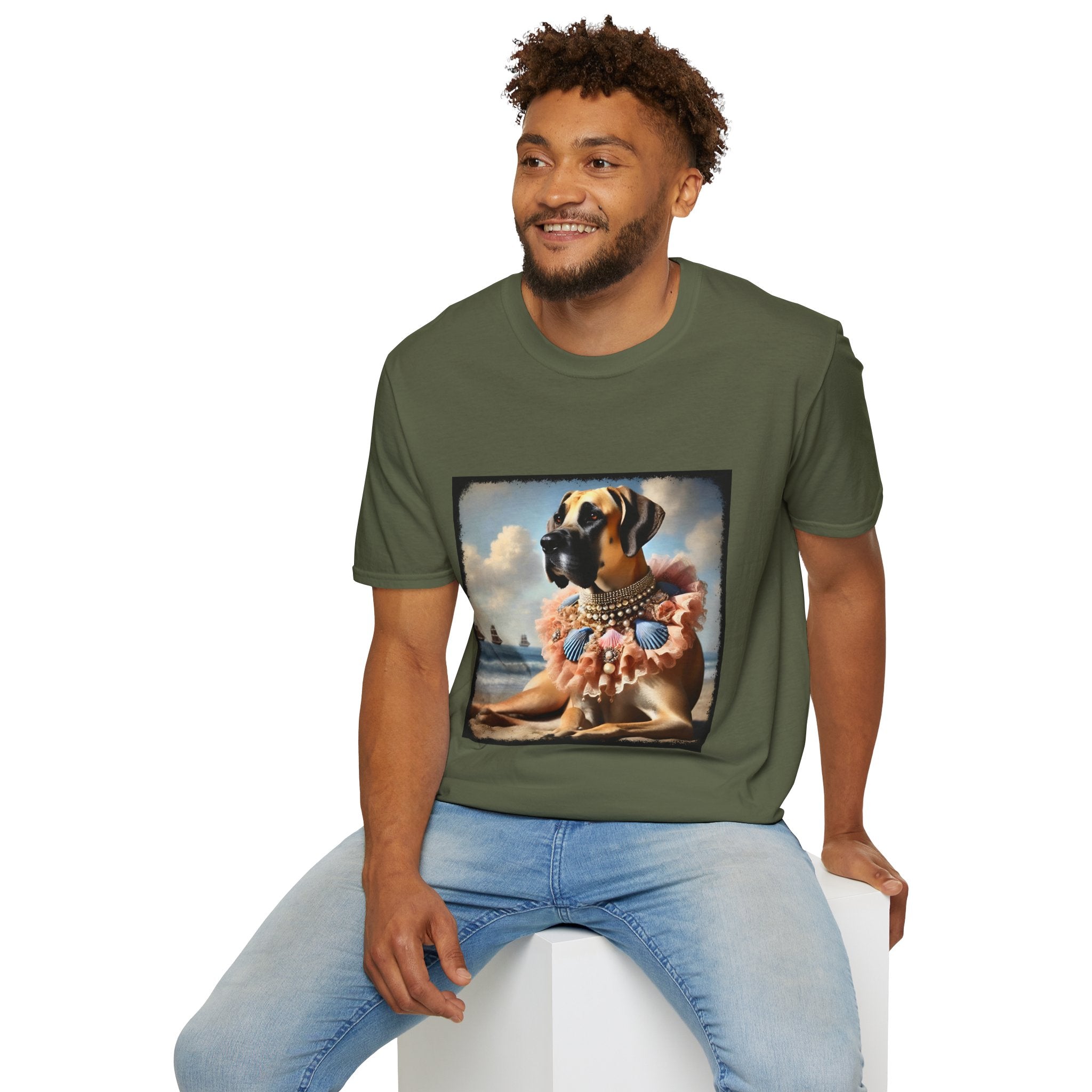 Great Dane Seaside Queen | Unisex Dog T-Shirt