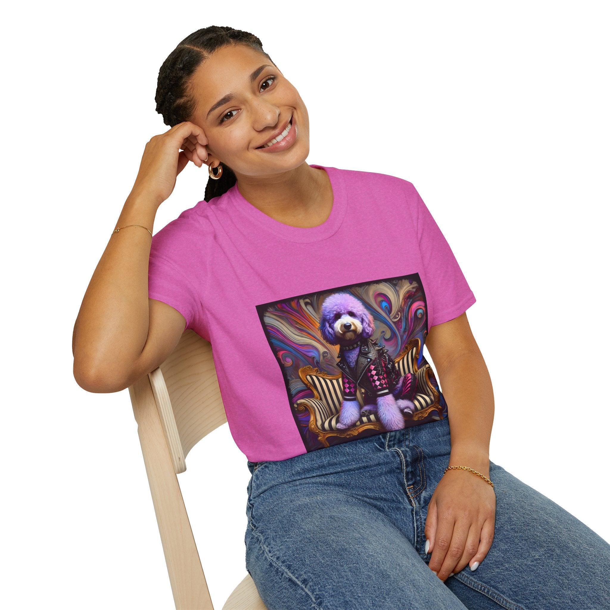 Labradoodle Lavender Rocker | Unisex Dog T-Shirt