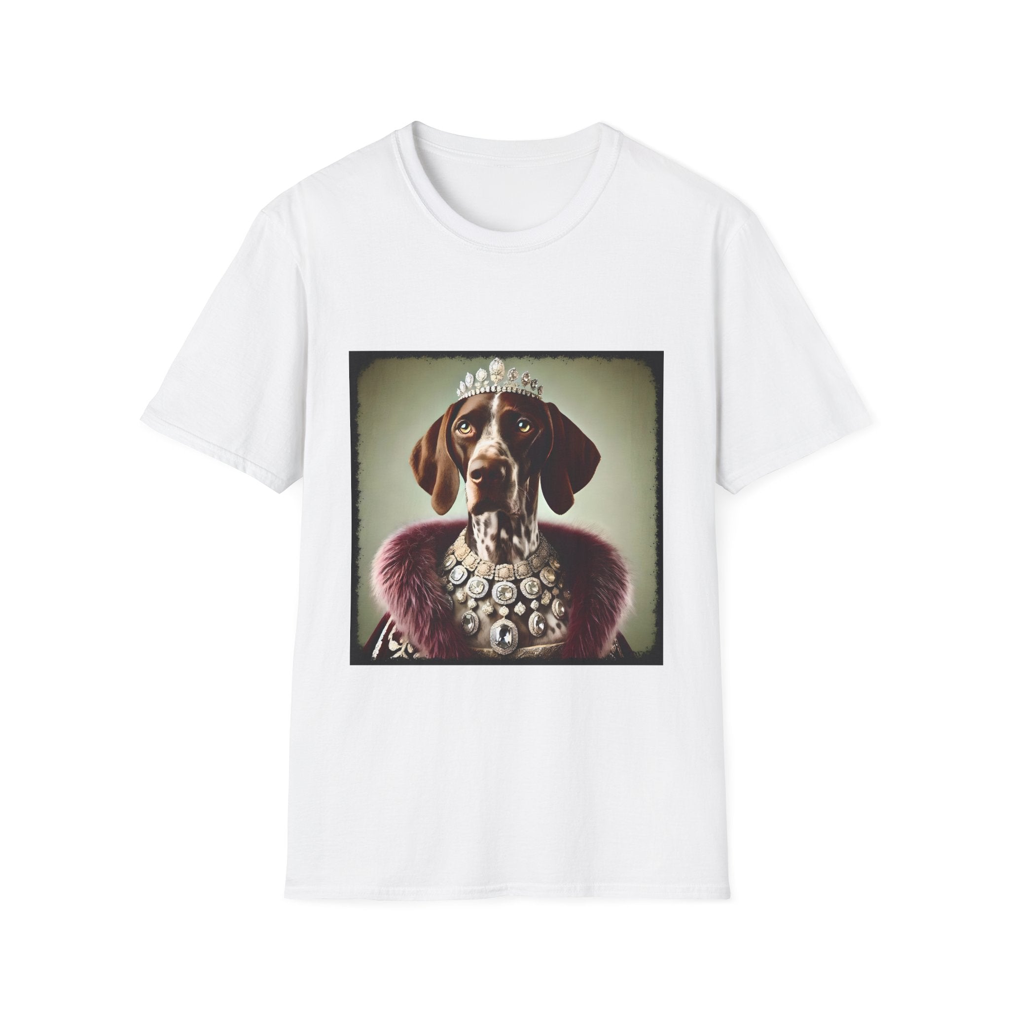 German Shorthaired Pointer Crystal Queen | Unisex Dog T-Shirt