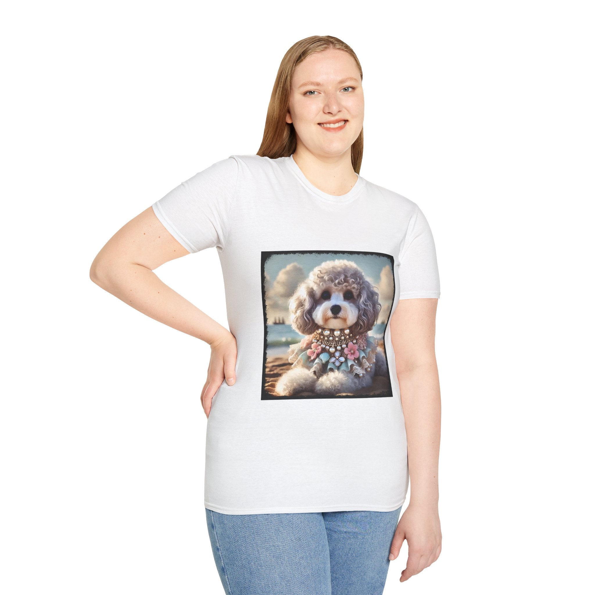 Poodle Silver Siren | Unisex Dog T-Shirt