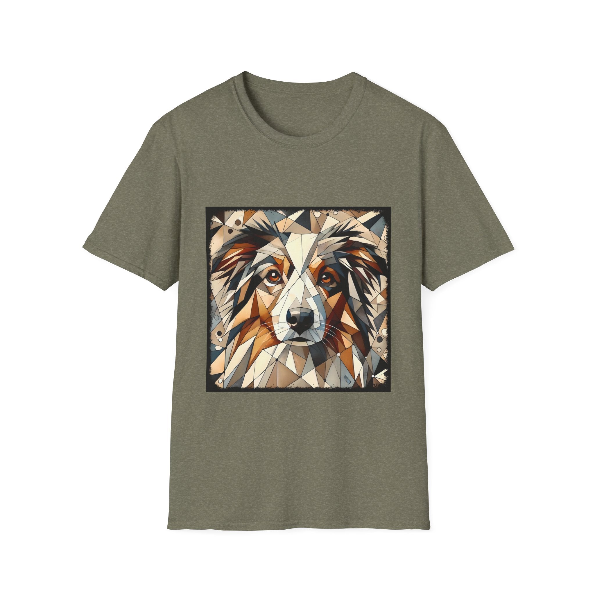 Australian Shepherd Warm Geometric | Unisex Dog T-Shirt