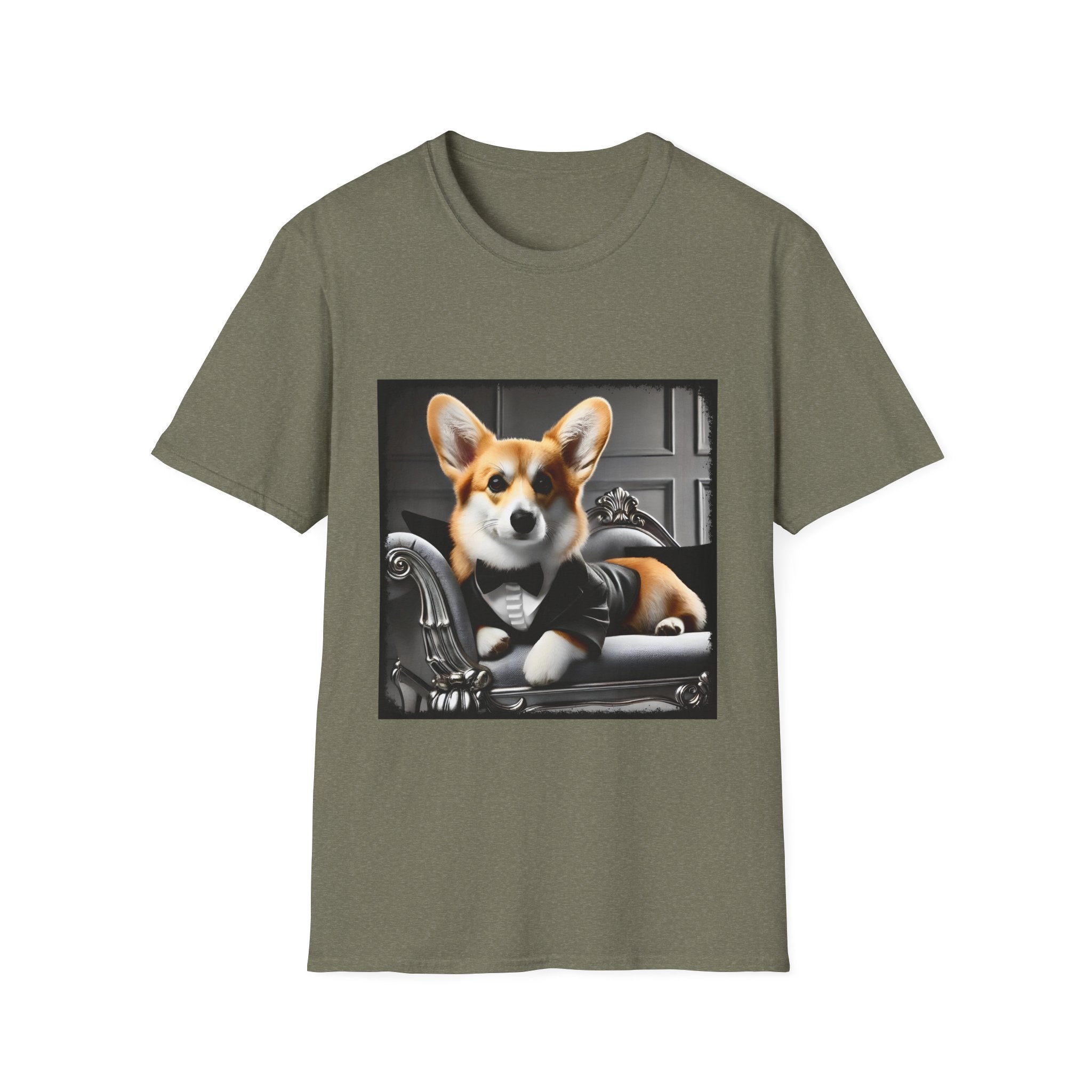 Pembroke Welsh Corgi Tux Luxe | Unisex Dog T-Shirt