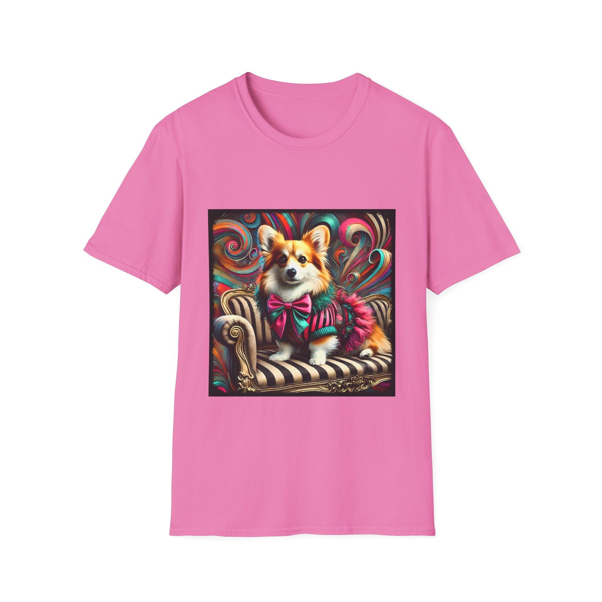Pembroke Welsh Corgi Chic Rocker | Unisex Dog T-Shirt