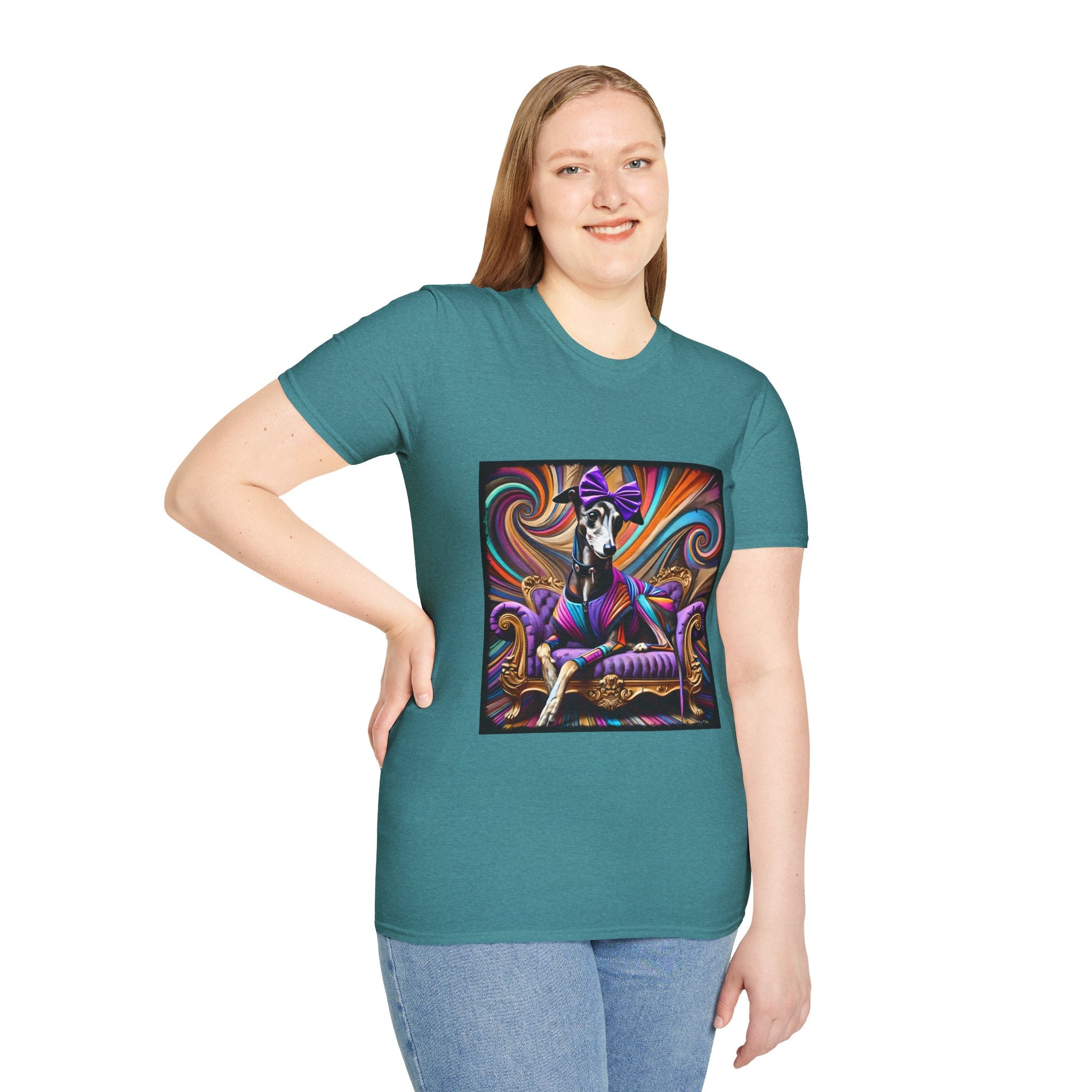 Greyhound Vivid Rocker | Unisex Dog T-Shirt