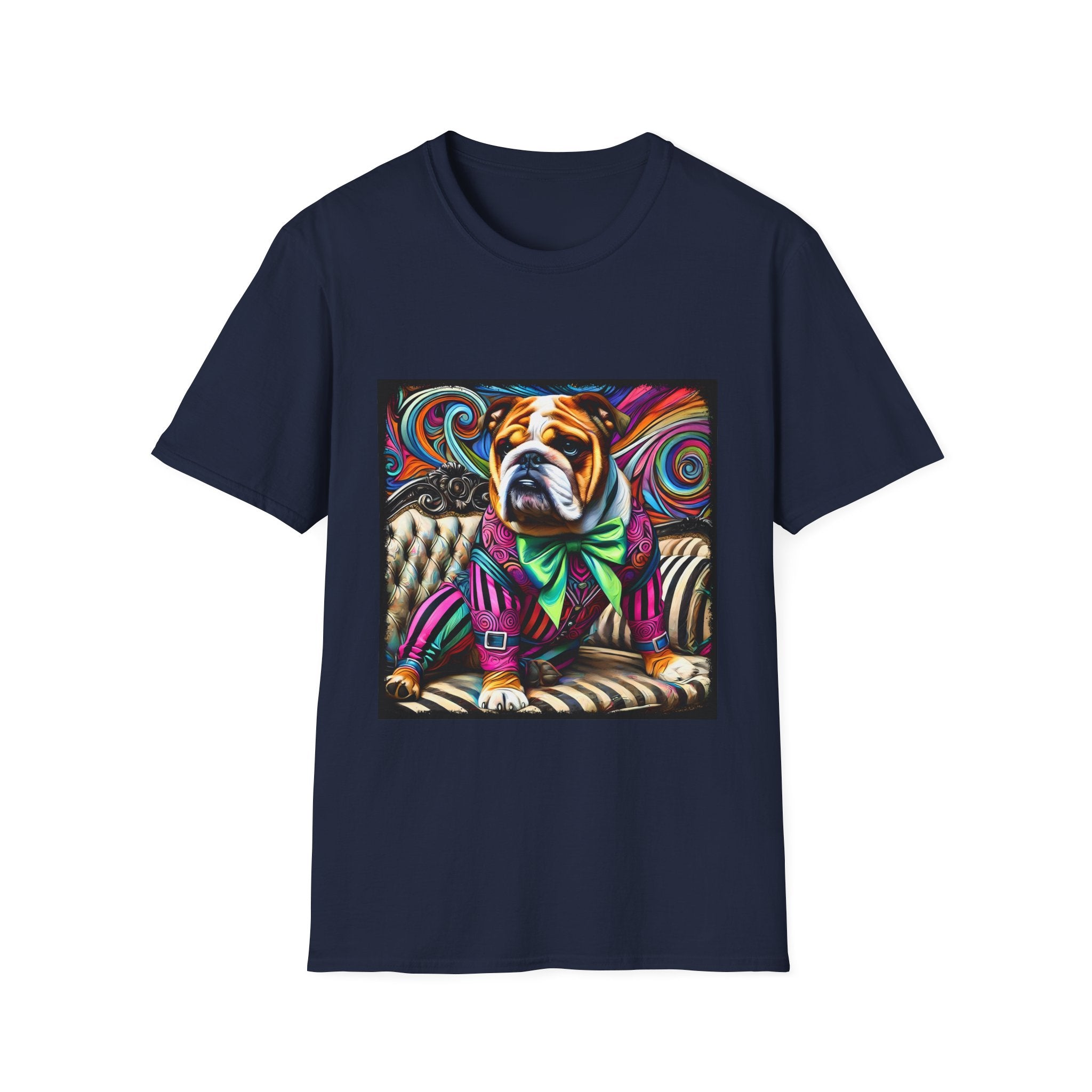 Bulldog Bold Rocker | Unisex Dog T-Shirt