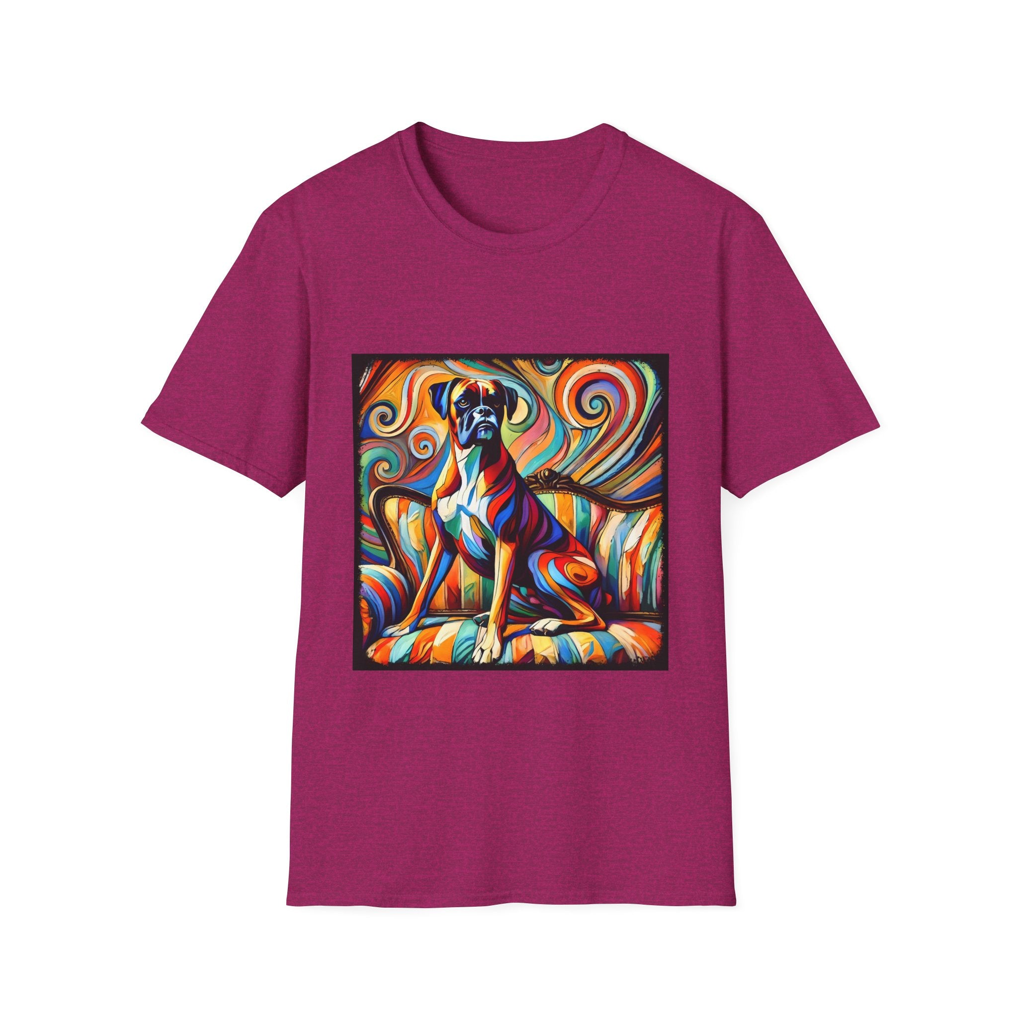 Boxer Mutilcolor Swirl | Unisex Dog T-Shirt