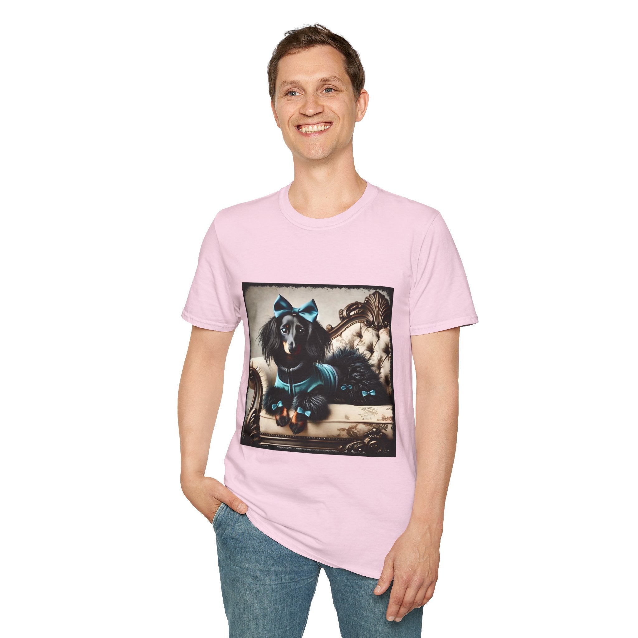 Dachshund Bow Babe | Unisex Dog T-Shirt
