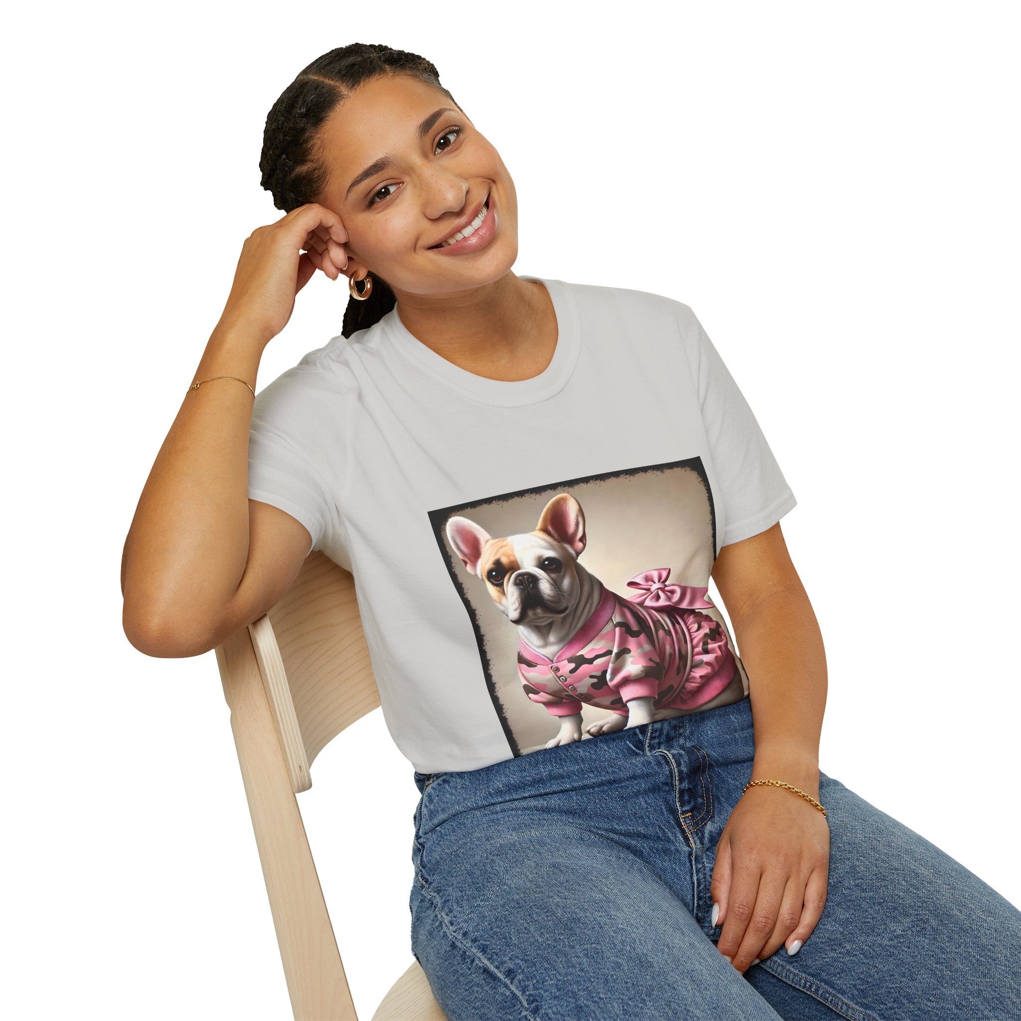 French Bulldog Camo Babygirl | Unisex Dog T-Shirt