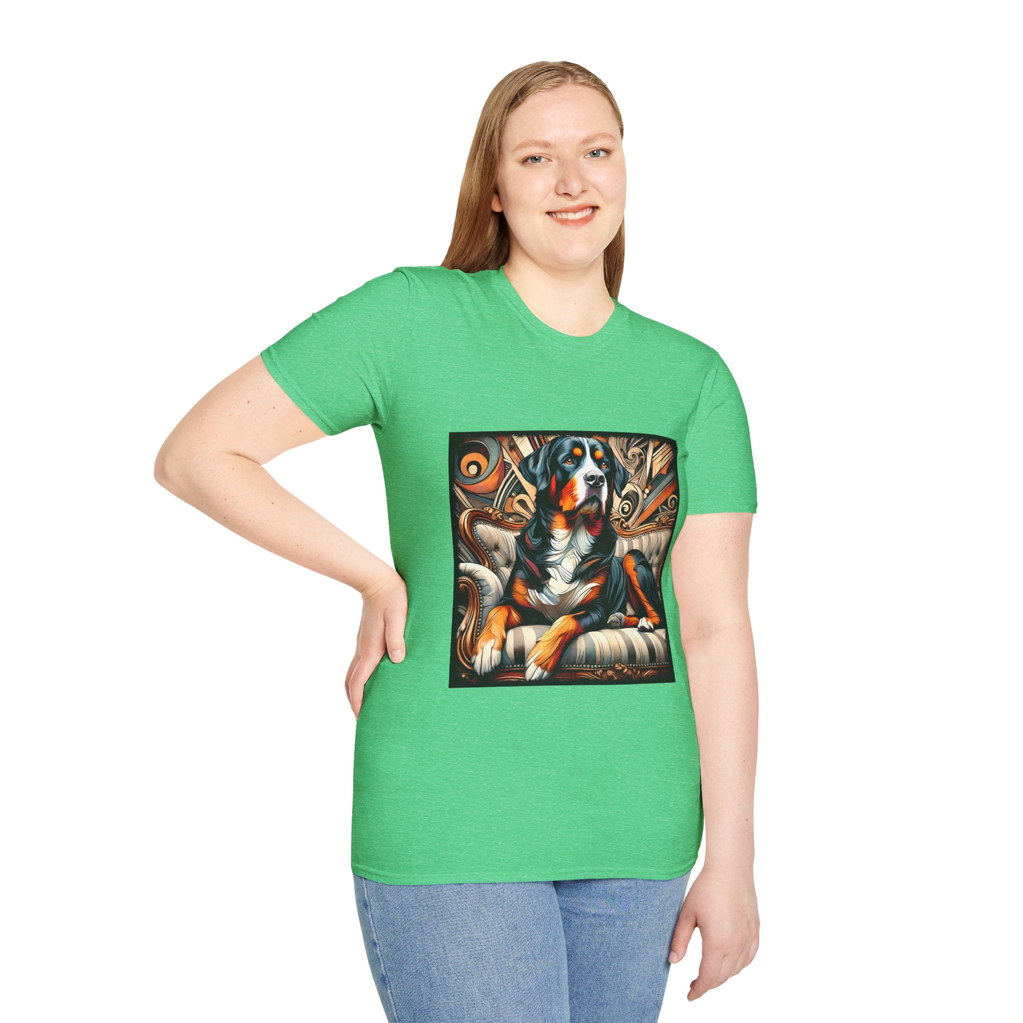 Swiss Mountain Dog Warm Rebel | Unisex Dog T-Shirt