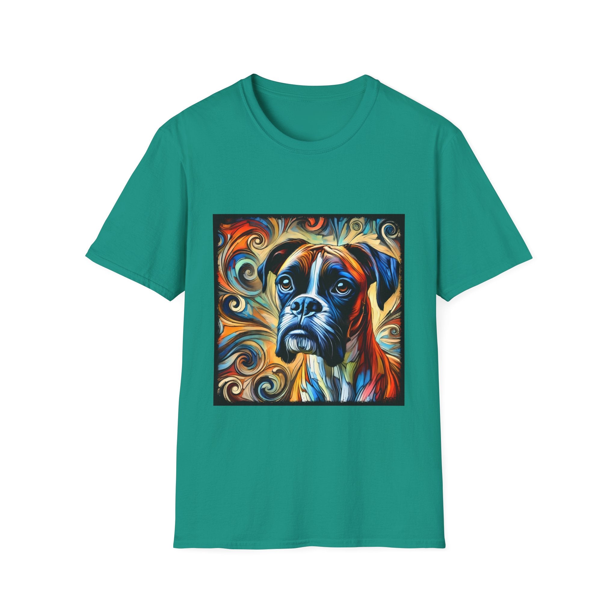 Boxer Warm Swirl | Unisex Dog T-Shirt