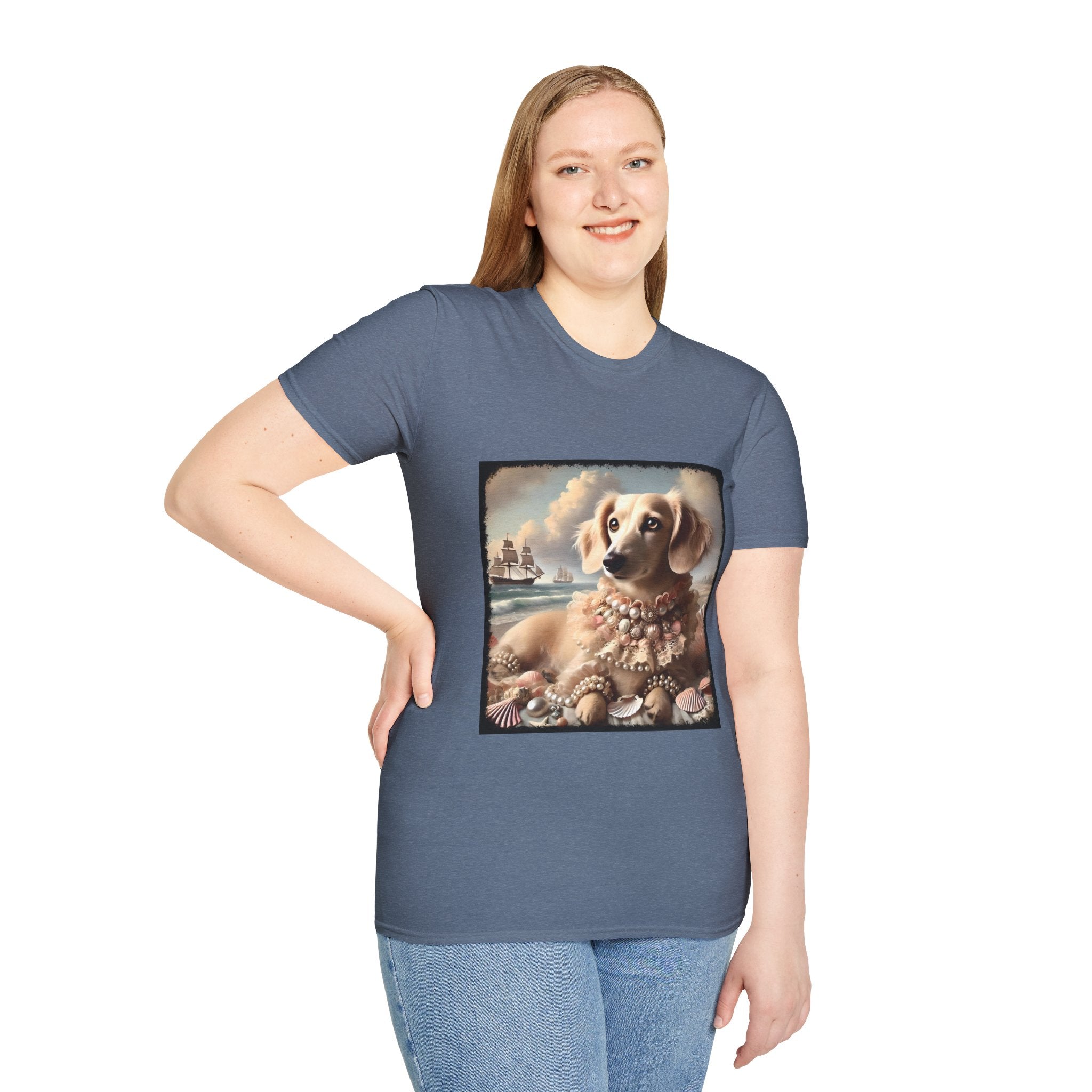 Dachshund Seashell Siren | Unisex Dog T-Shirt