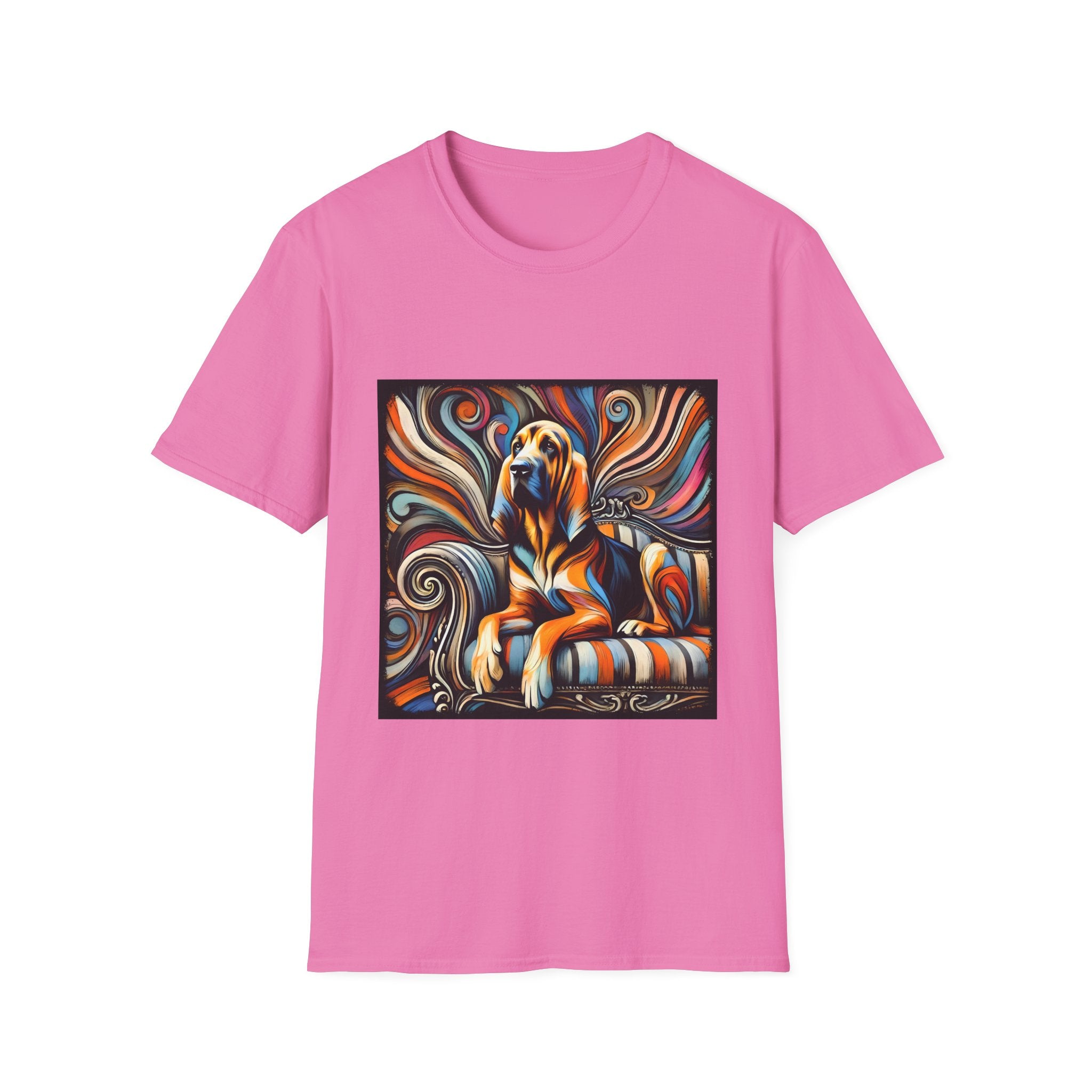 Bloodhound Fancy Swirl | Unisex Dog T-Shirt